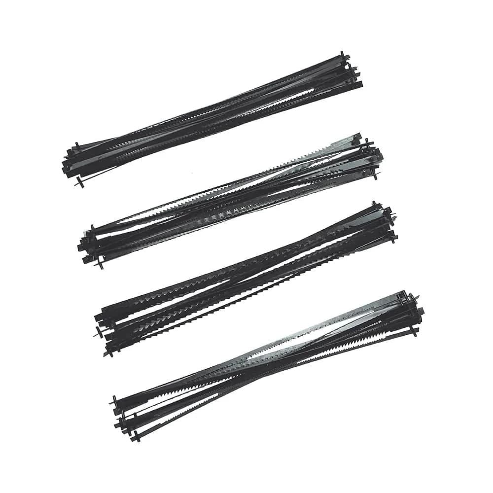 FOXBC 5-Inch Pin End Scroll Saw Blades (48 Pack) | 4 TPI Assortment for Wood & Plastic - main product image