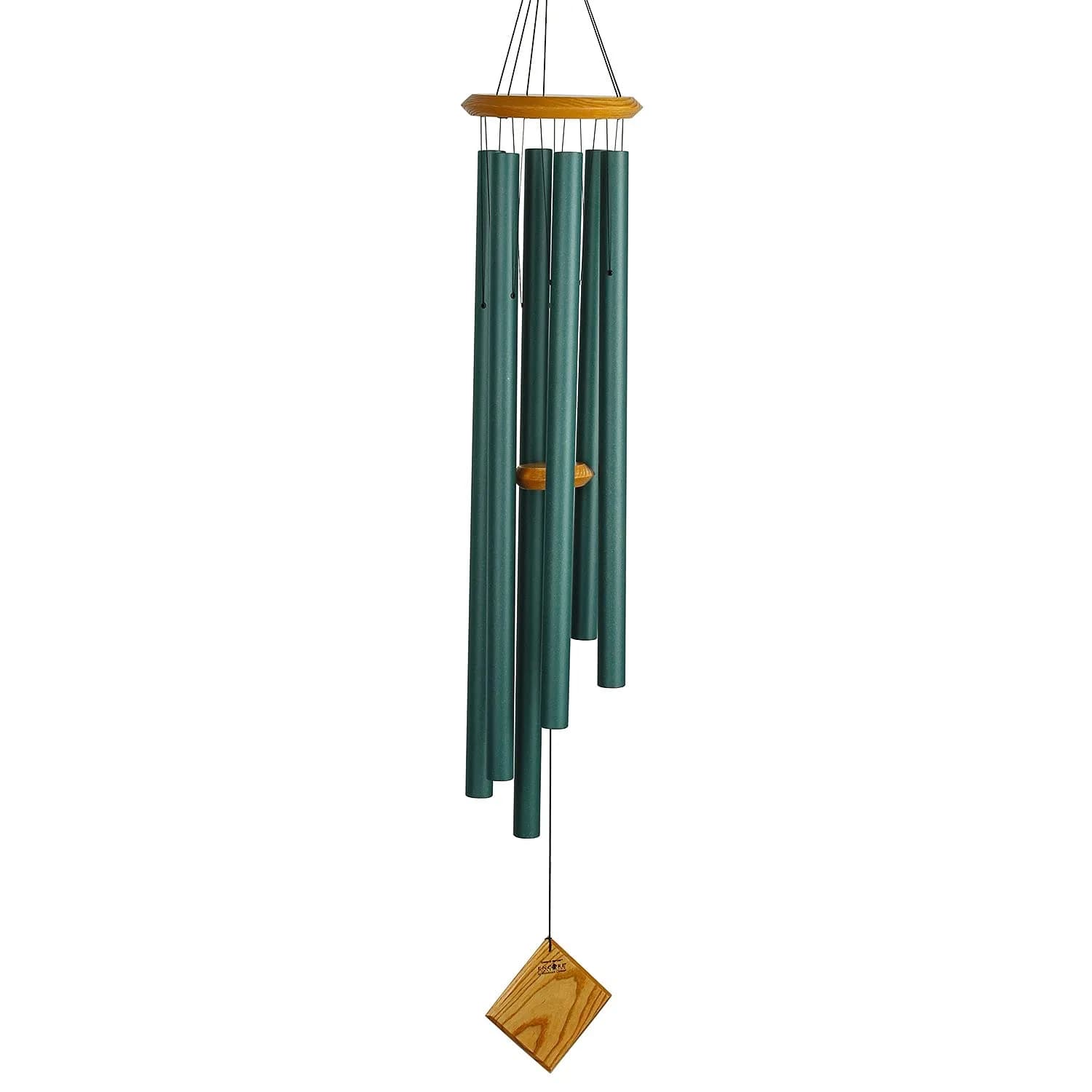Woodstock Chimes Neptune Wind Chime 54" Verdigis Deep Tone Garden Decor - main product image