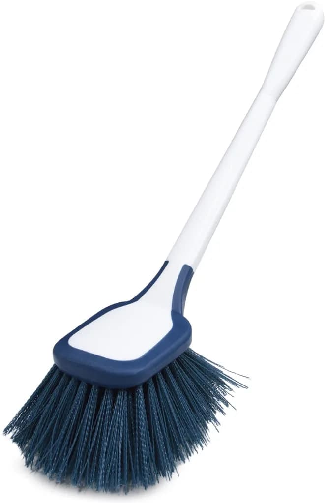 Unger EZ Reach Shower Tub and Tile Scrub Brush 1 Count | Non-Scratch Bathroom Cleaning Tool