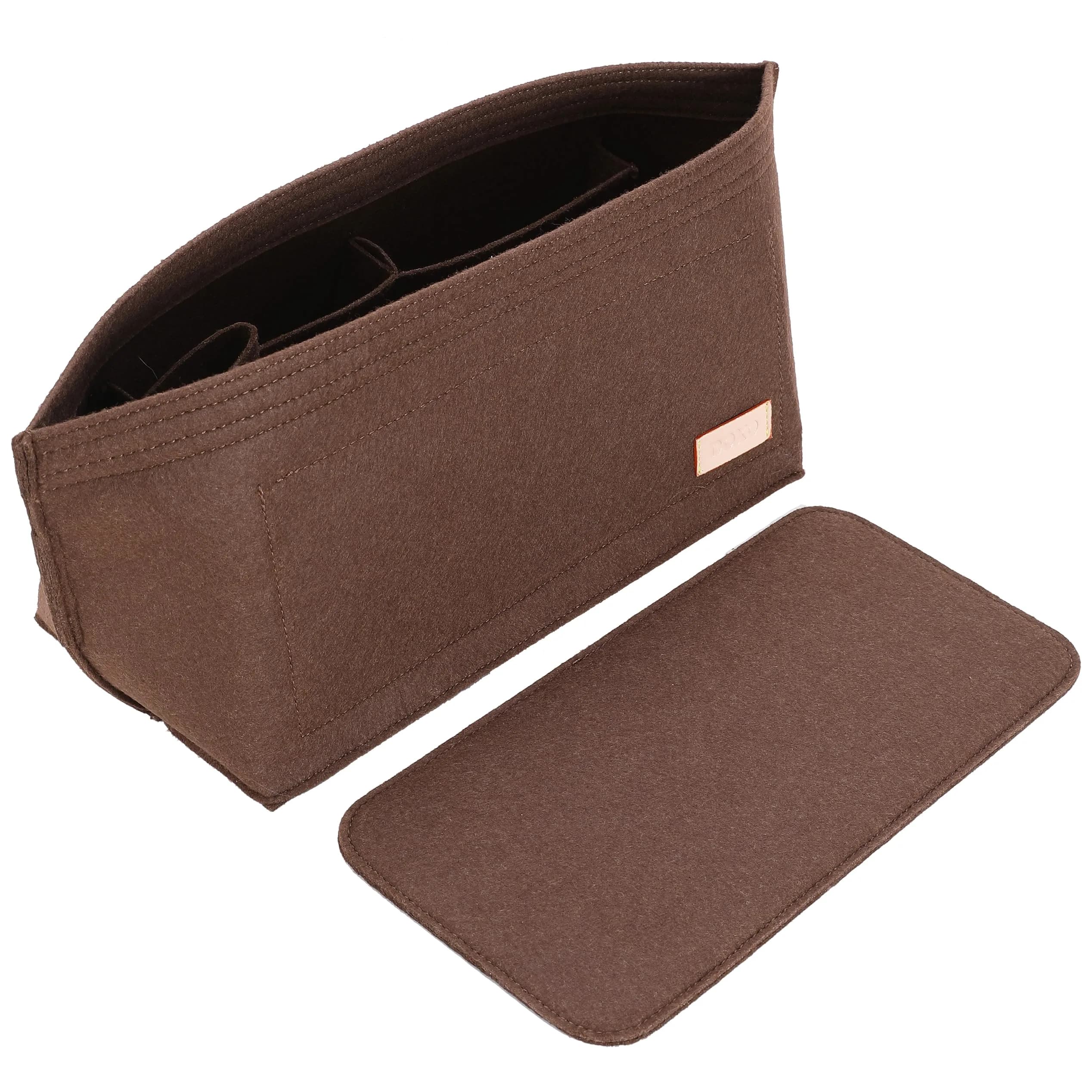 Doxo Purse Organizer Insert for Handbags & Base Shaper 2pc Set, Felt Speedy 30 Neverfull MM Organizer Insert 30cm (11.8") | Keeps Bags Structured - main product image