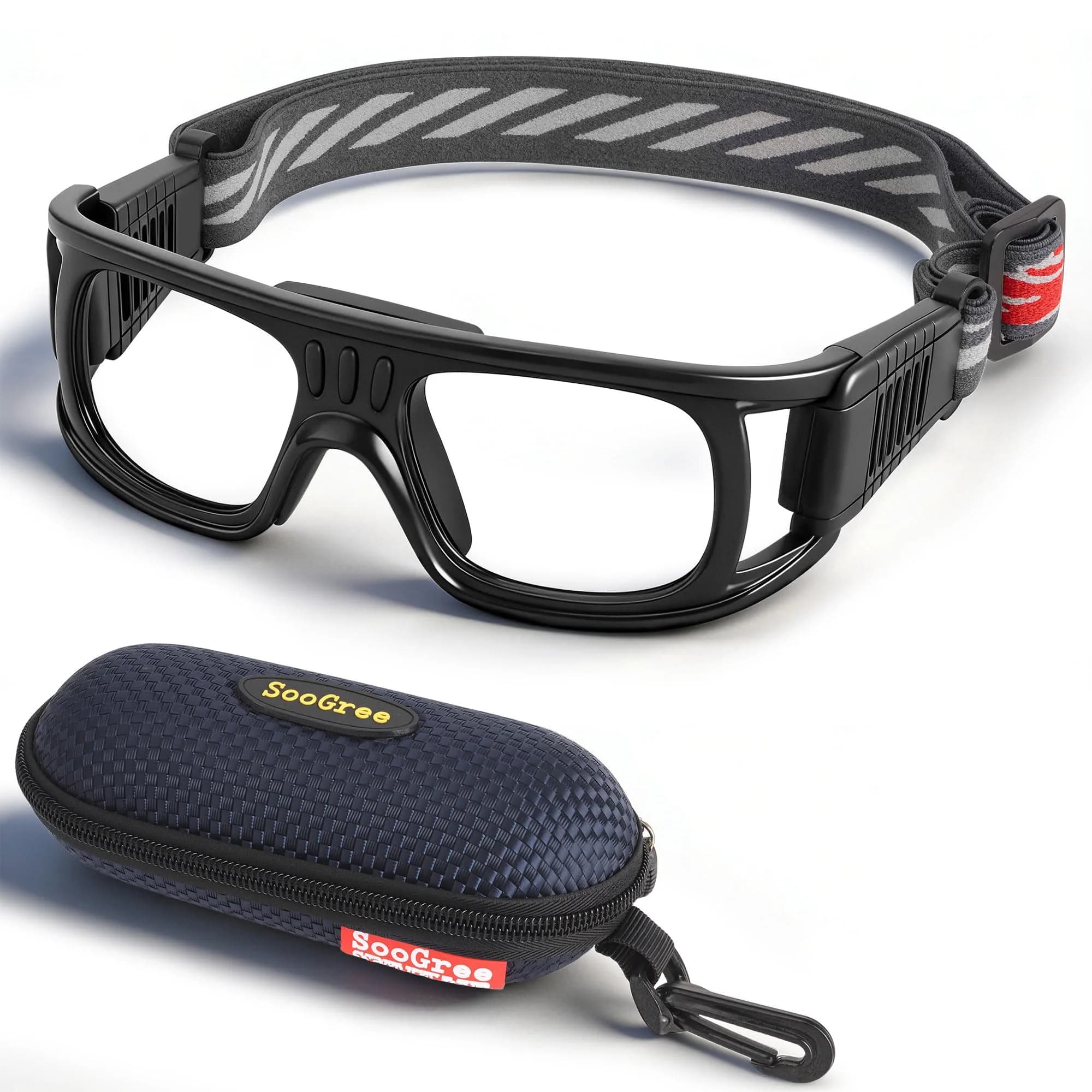 SooGree Professional Sports Goggles 8068, 0.15 kg (0.33 lb) | Impact Resistant Anti-Fog Eyewear