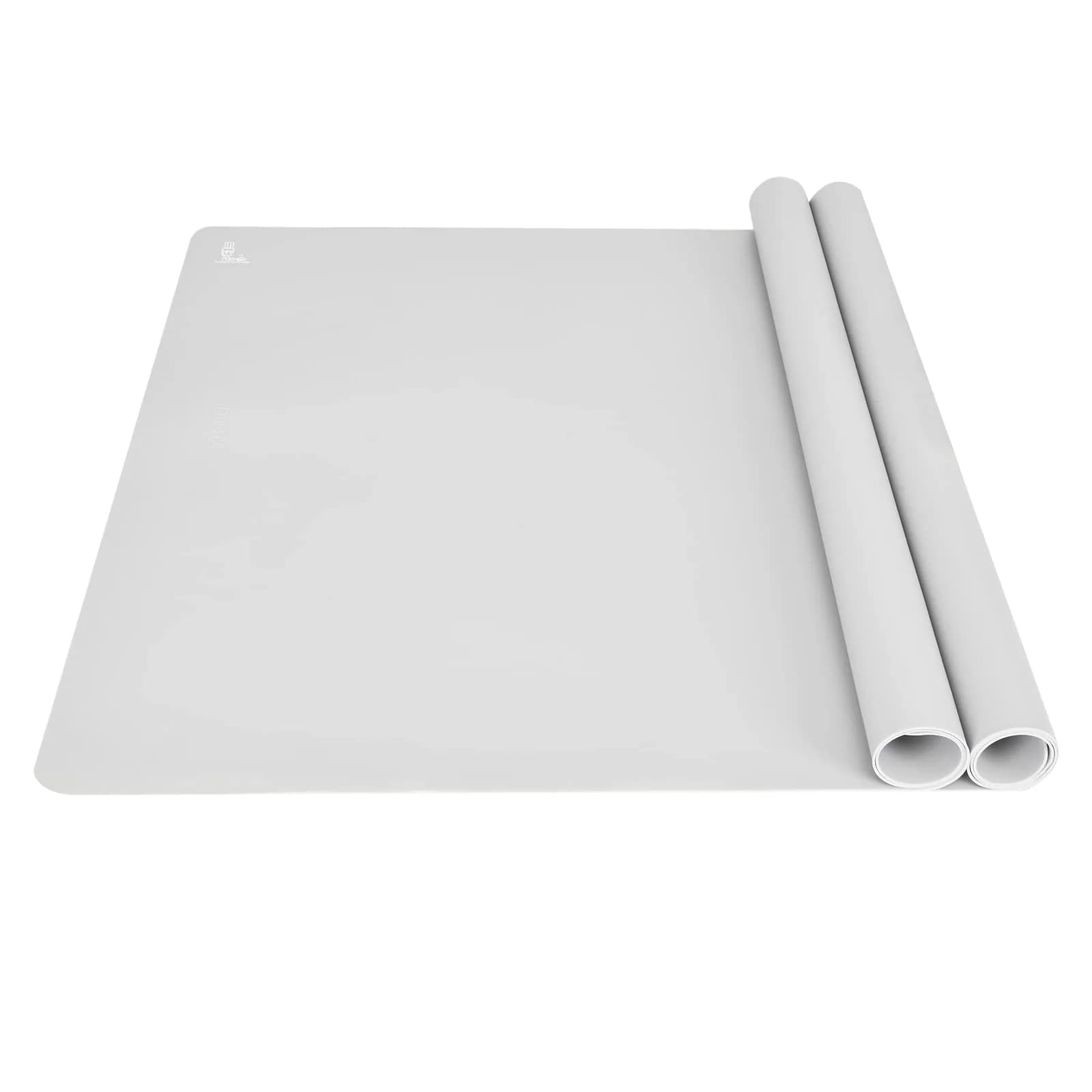 Folksy Super Kitchen Thick Silicone Counter Mat 20×28 inches | Heat Resistant, Reusable, Large Set of 2 - main product image