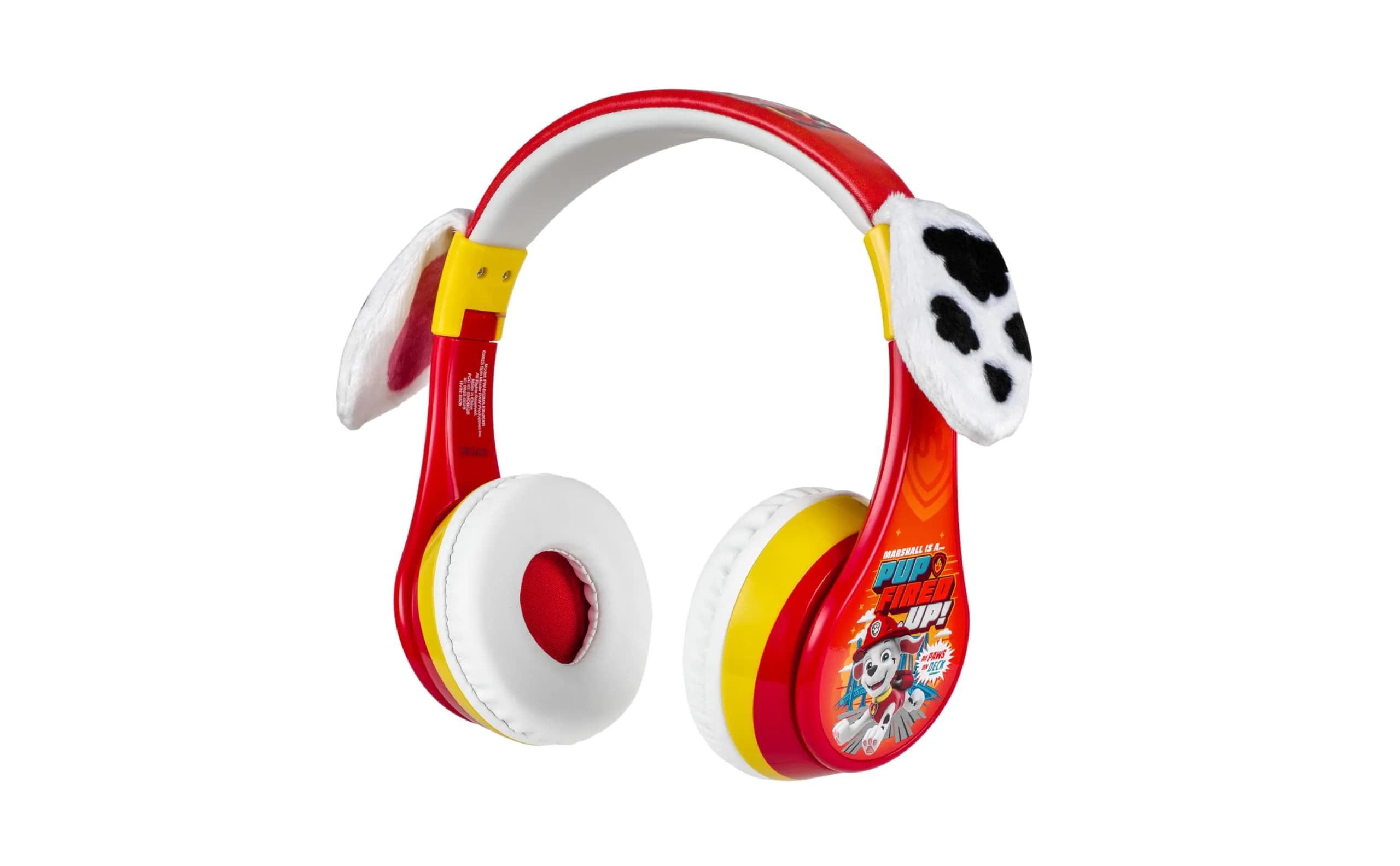 eKids Paw Patrol Marshall Bluetooth Headphones for Kids | Kid-Friendly Stereo Sound - main product image