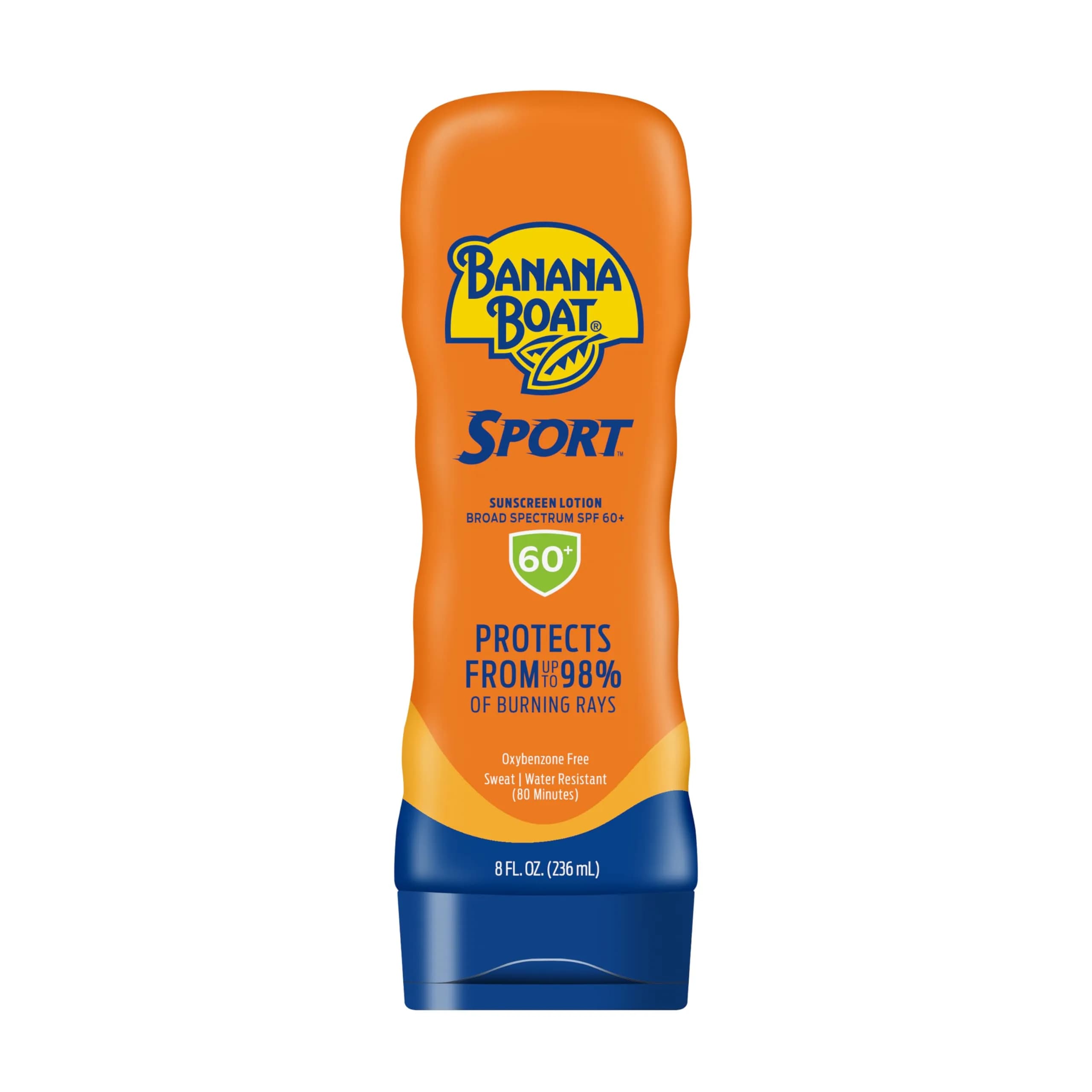 Banana Boat Sport Ultra SPF 60 Sunscreen Lotion, 235ml (8 Fl Oz) | Water Resistant Sun Care for Active Lifestyles - main product image