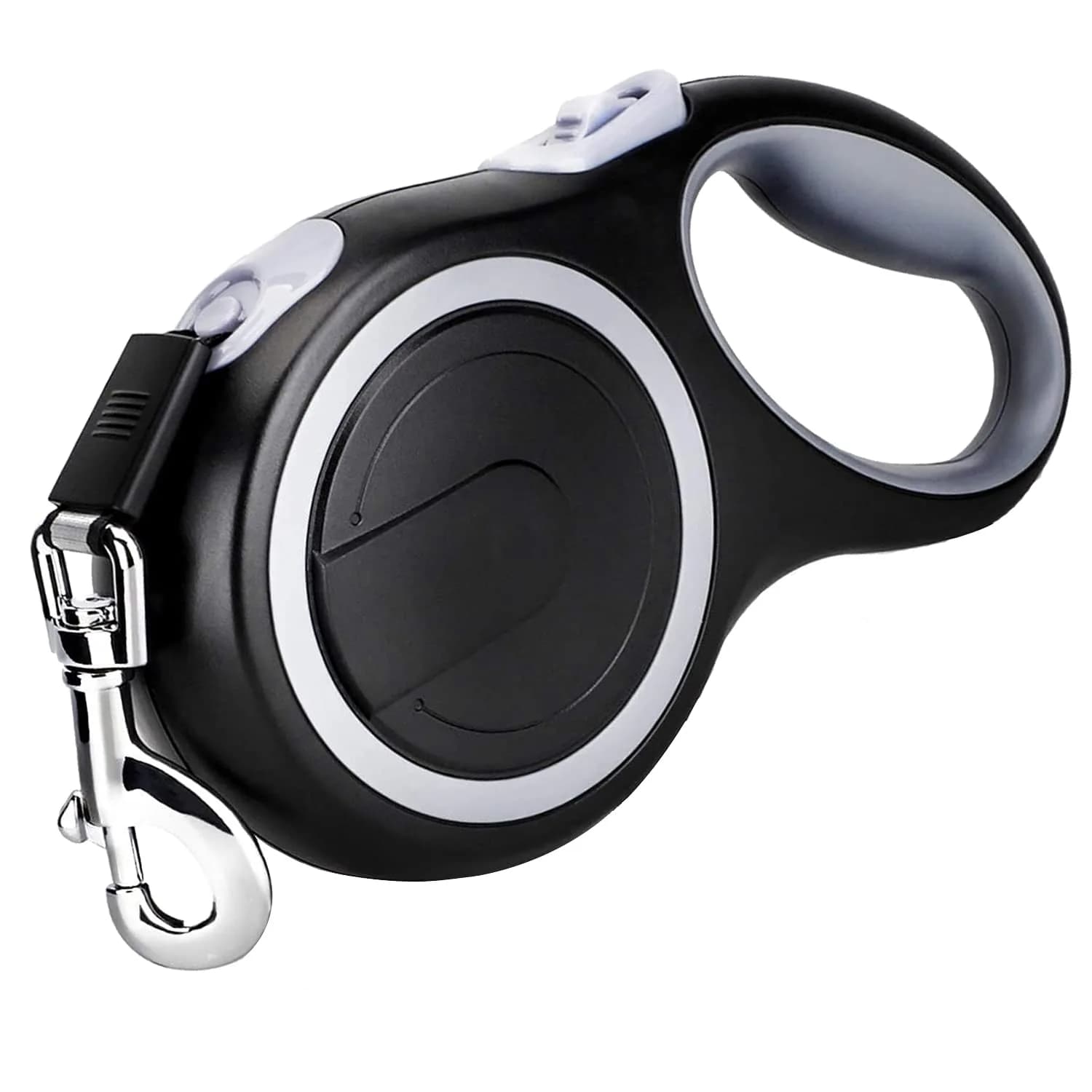 MK-DEF 26Ft Retractable Dog Leash | Heavy Duty Nylon Tape, Anti-Slip Handle, Tangle-Free (Large Size)