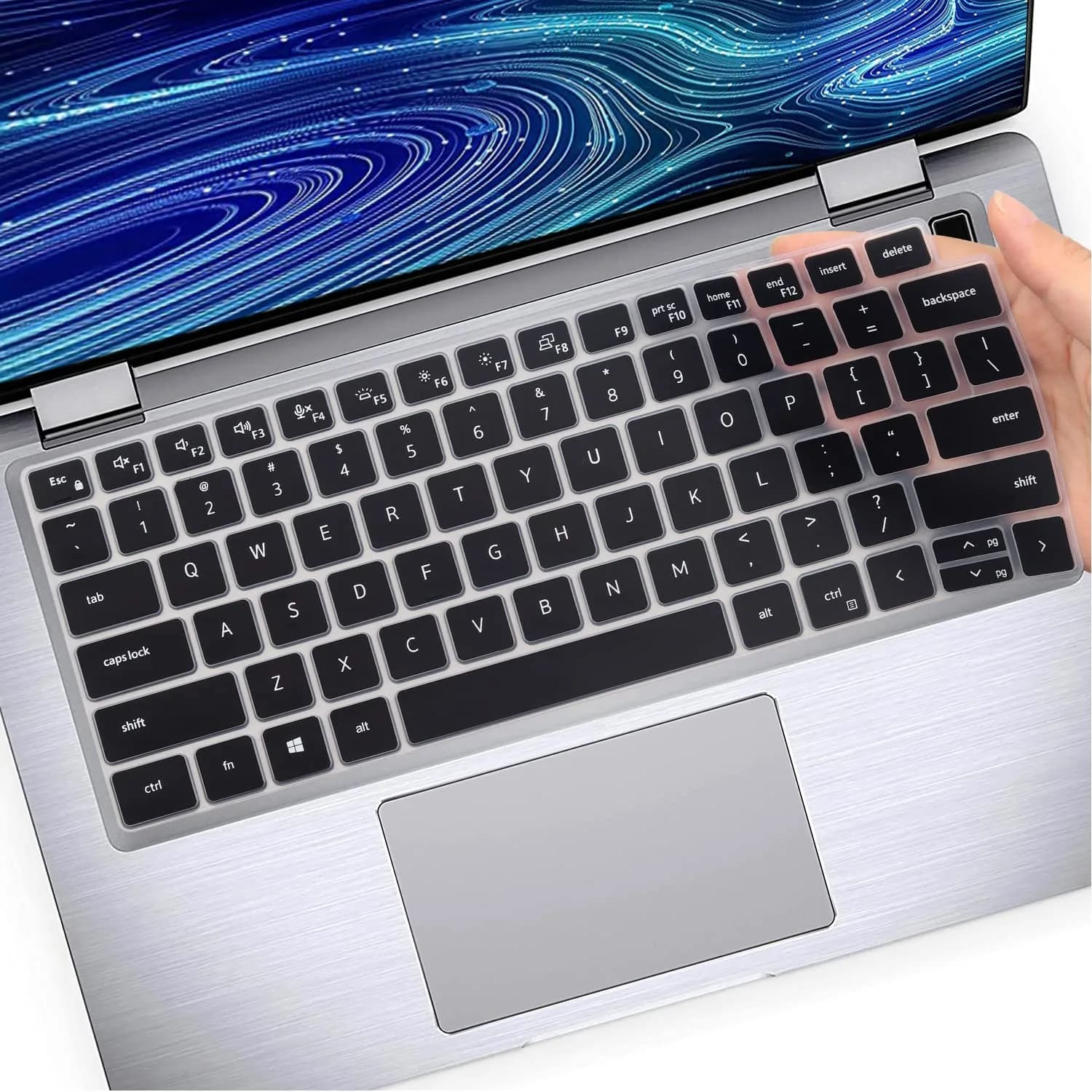 MUBUY-GOL Keyboard Cover for Dell Latitude 13.3" | Waterproof, Dustproof Silicone Skin - main product image