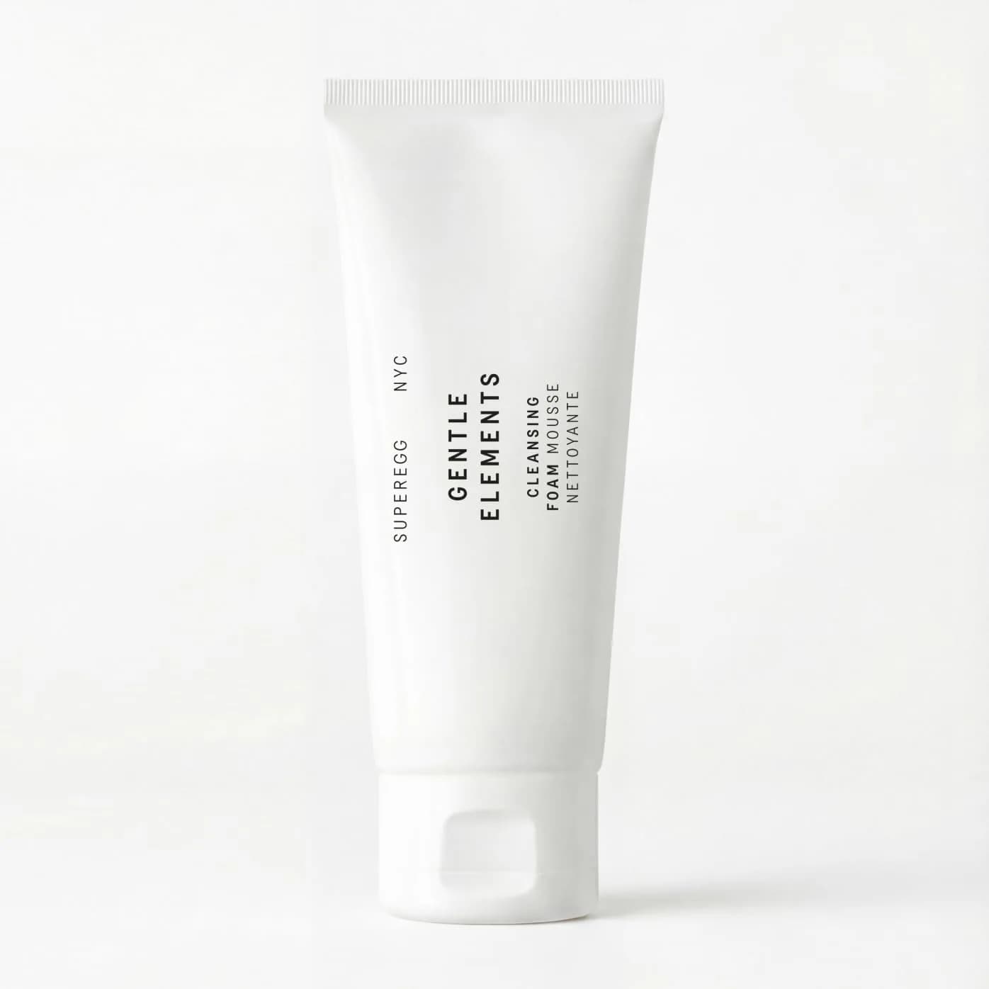 SUPEREGG Gentle Elements Cleansing Foam 100ml (3.4 Fl Oz) | Foaming Cream Cleanser with Vitamin C & AHA - main product image