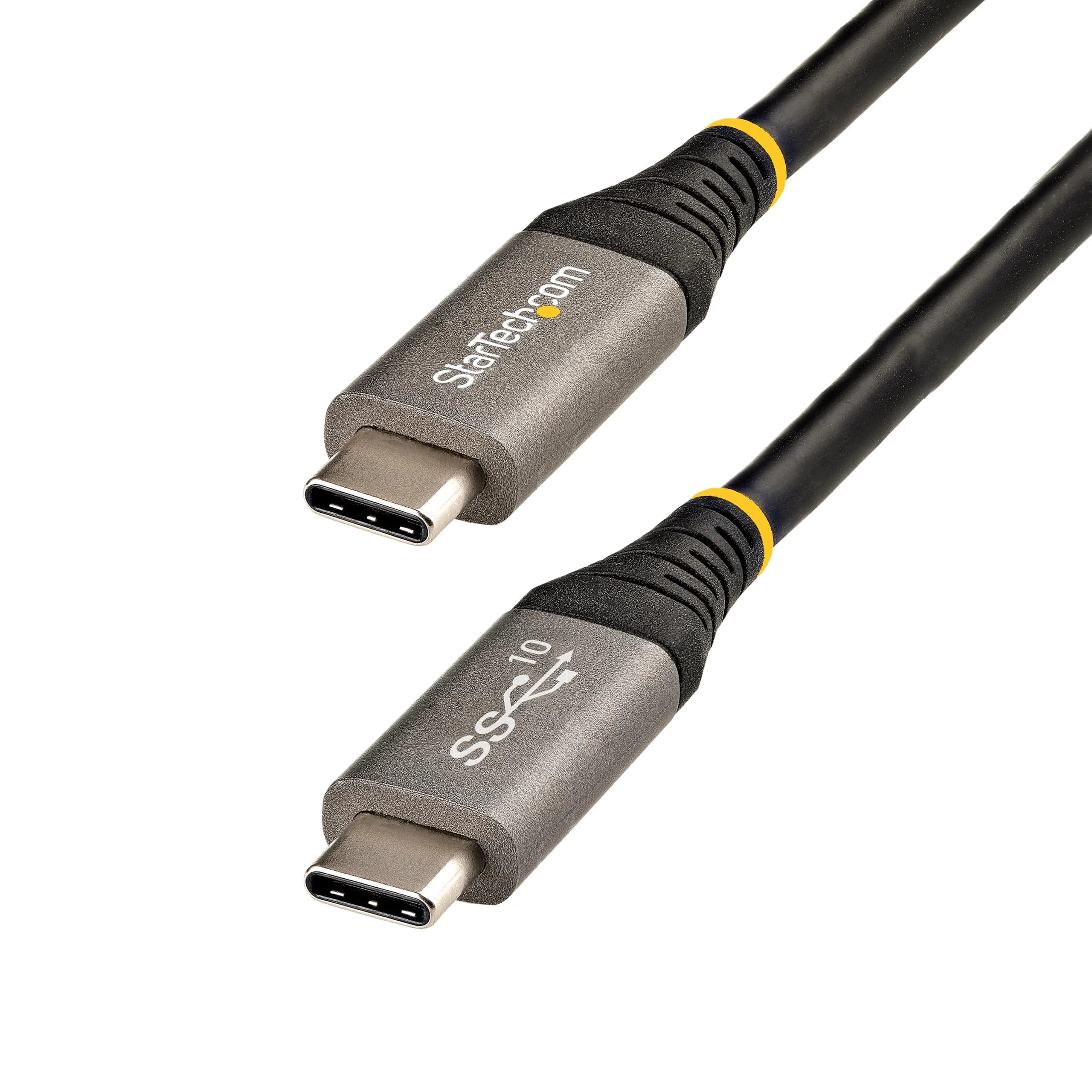 StarTech 1m USB-C Cable 10Gbps 100W | Thunderbolt Compatible, 8K DisplayPort - main product image