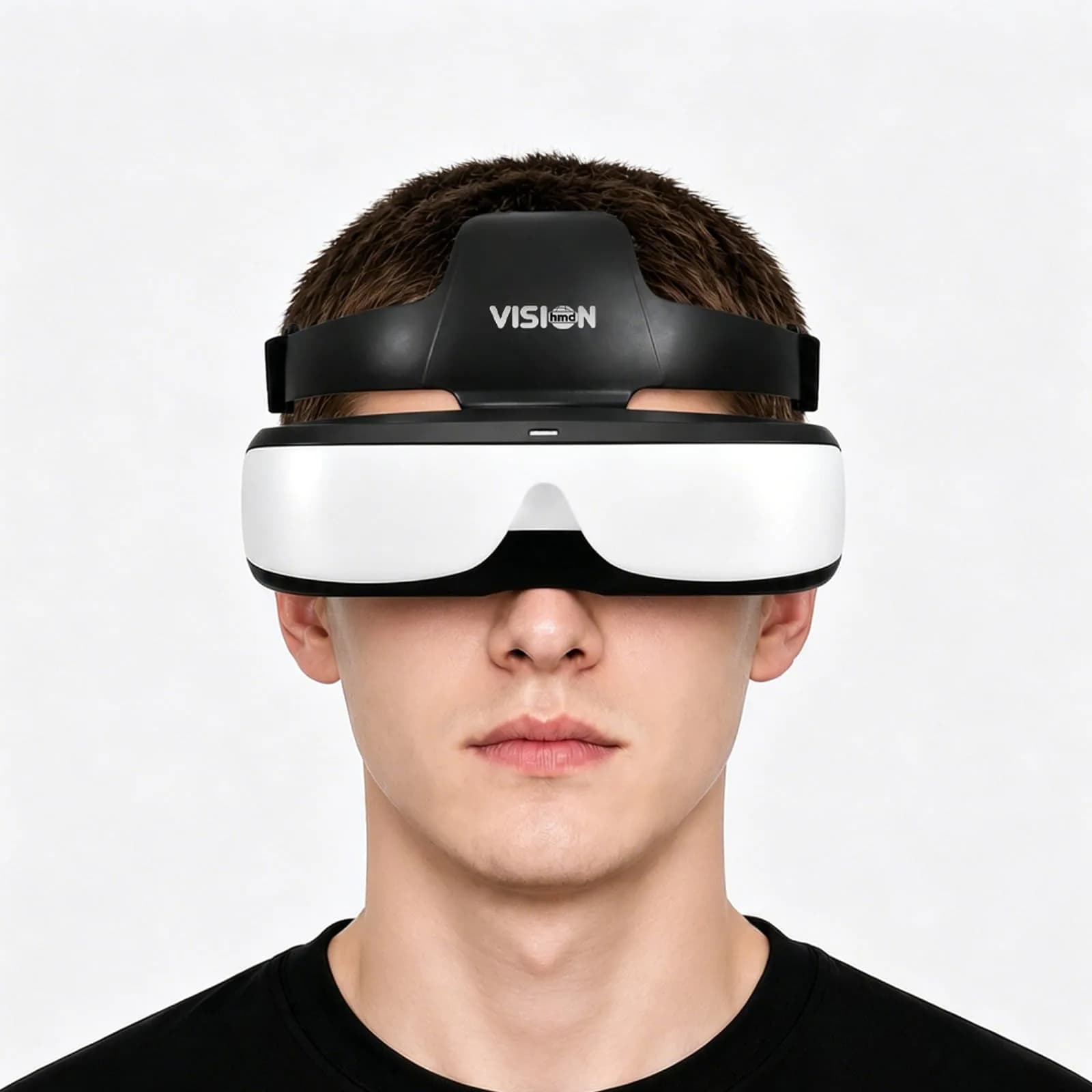 VISIONHMD Bigeyes H1 Video Glasses 2D & 3D | HDMI Input, Adjustable Lenses, Lightweight Personal Theater