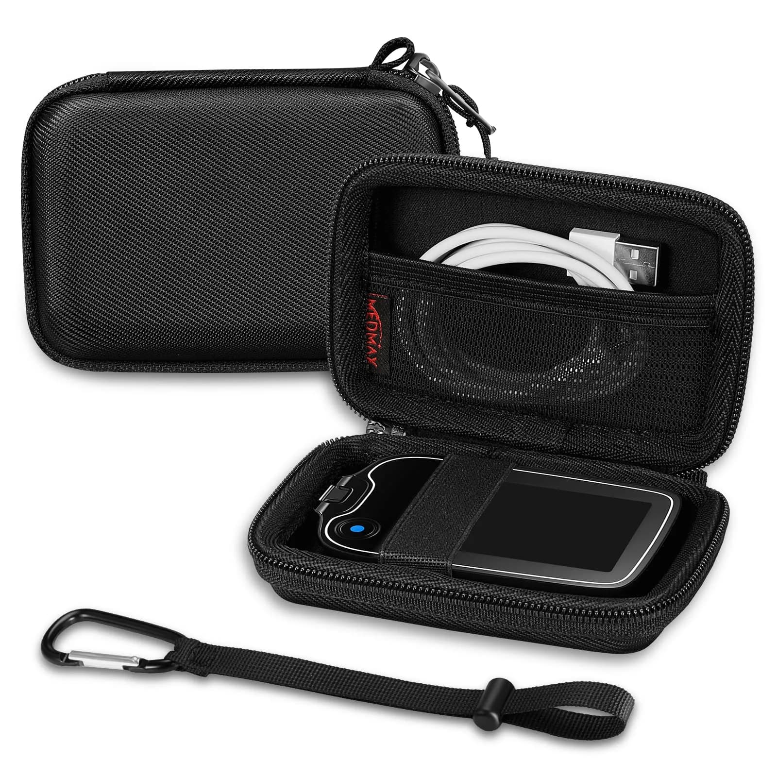 MEDMAX Hard Shell Protective Case for Freestyle Libre 3 2 / Libre Reader | Shockproof & Anti-Scratch (70-120 chars)