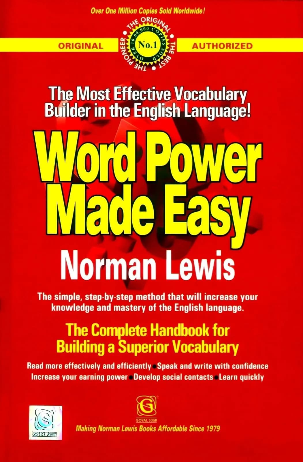 Goyal Saab Word Power Made Easy By Norman Lewis Paperback | 700+ Pages - main product image