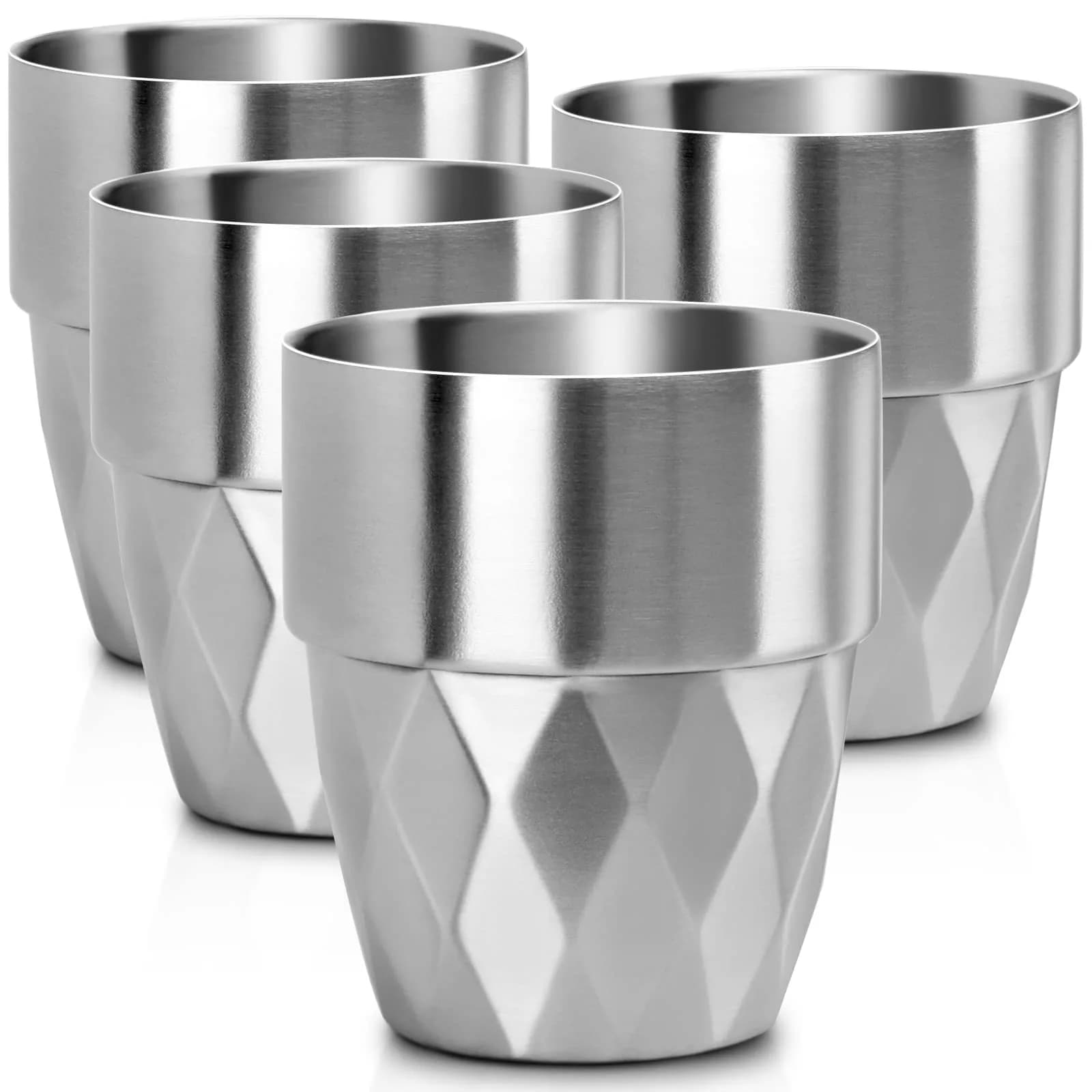 Beasea Stainless Steel Cup, 10 oz | Double Wall Insulated Metal Tumbler (300ml)
