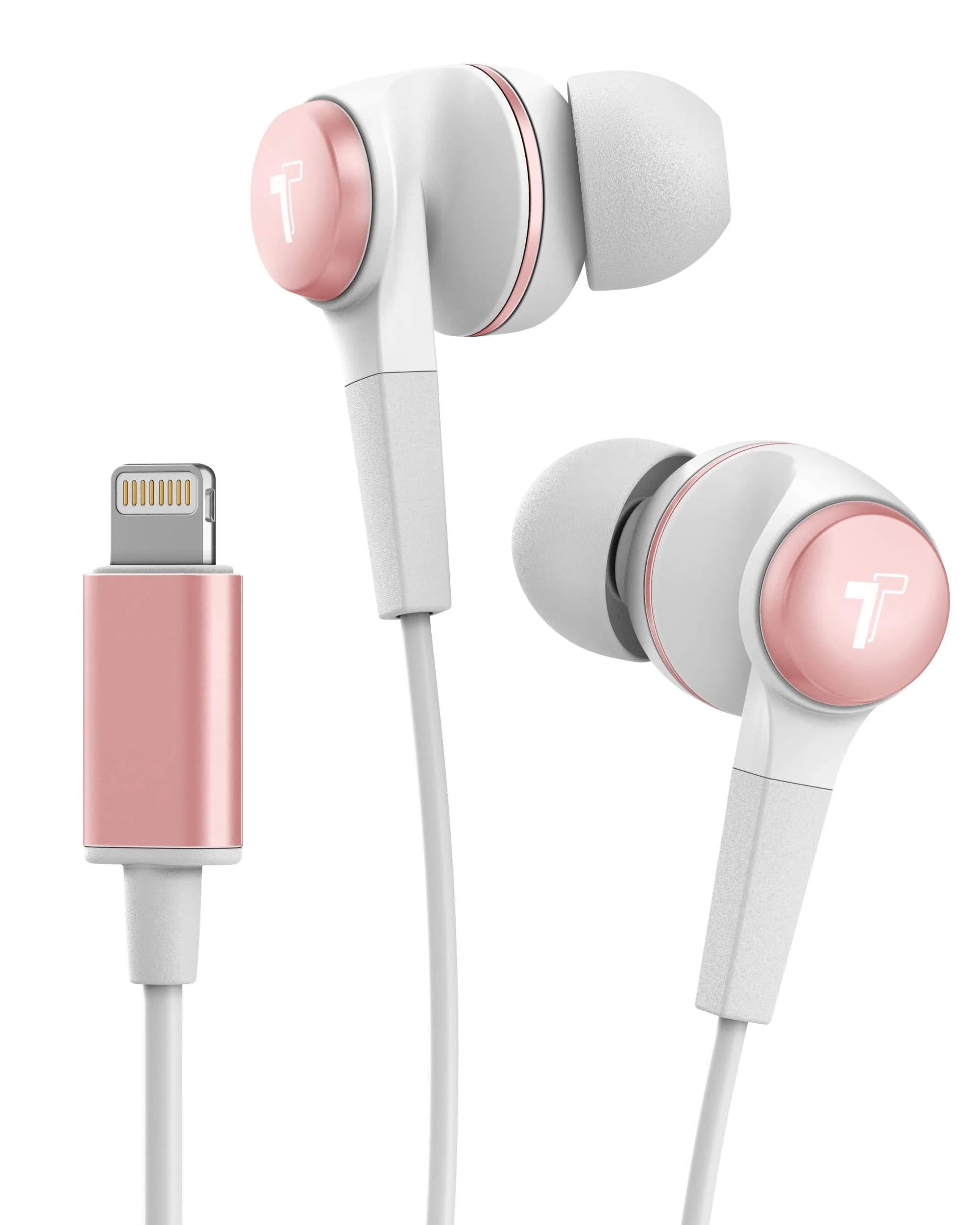 Thore Water Resistant Wired Lightning Earbuds 11mm Dynamic Drivers | Sweat/Water Resistant Headphones with Mic