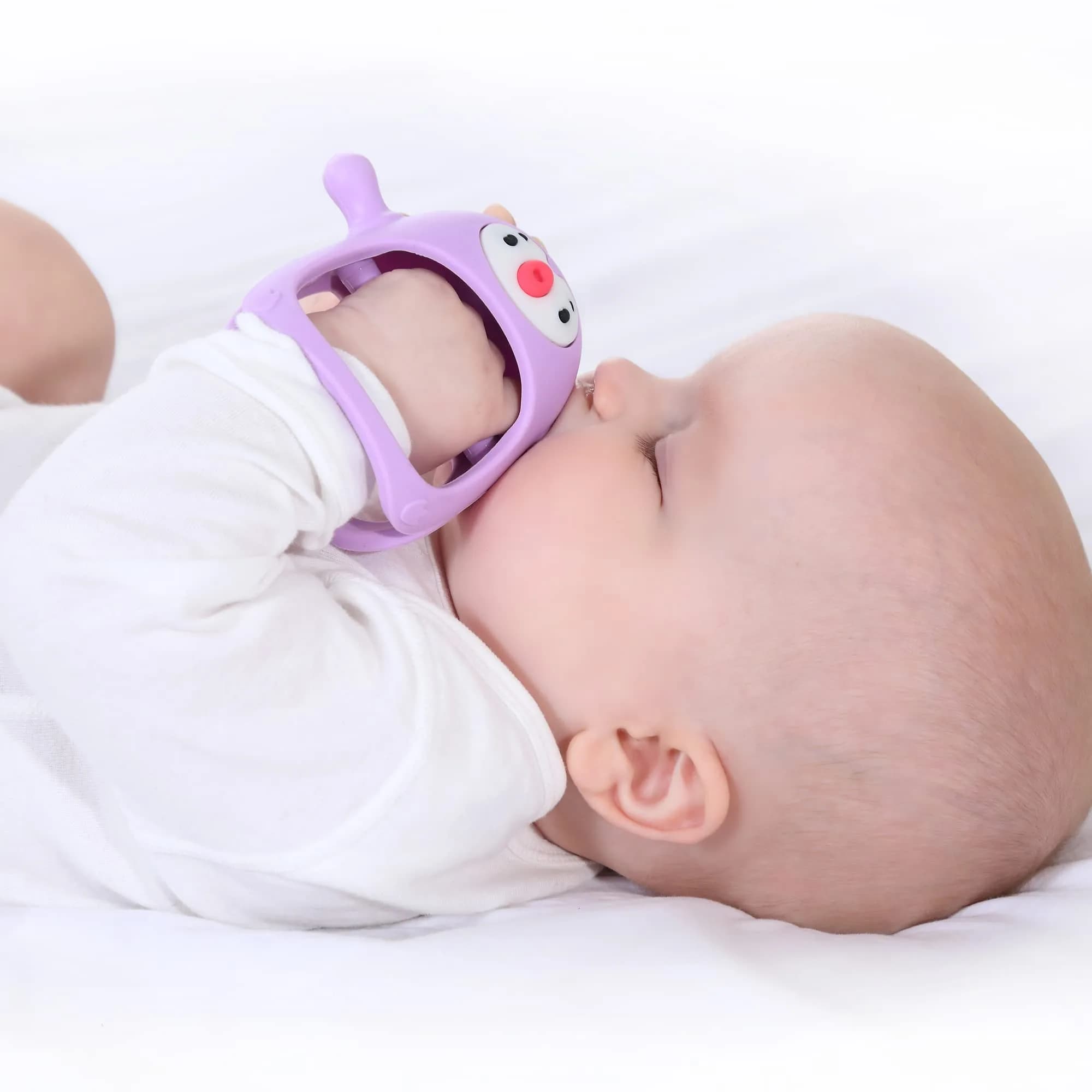 Smily Mia Penguin Teether | BPA-Free Silicone Baby Teething Toy for 0-6 Months - main product image
