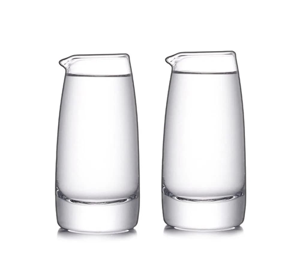 Mozacona Glass Creamer Pitcher 100ml (3.4 Fl Oz) 2-Pack | Perfect for Table Creamer & Dressings - main product image