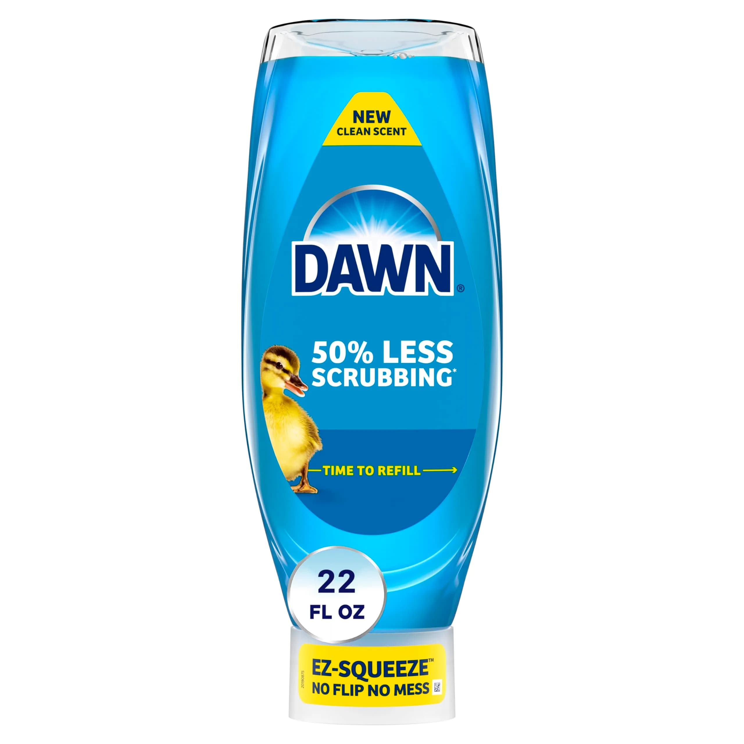 Dawn EZ-Squeeze Ultra Dish Soap, Dishwashing Liquid, Original, 22 fl oz Refill | Less Scrubbing - main product image