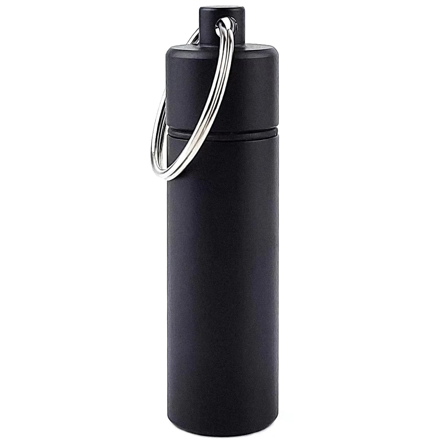 LETAOWJ Small Pill Box Waterproof Keychain Pill Holder with Keyring | 1 Compartment - main product image