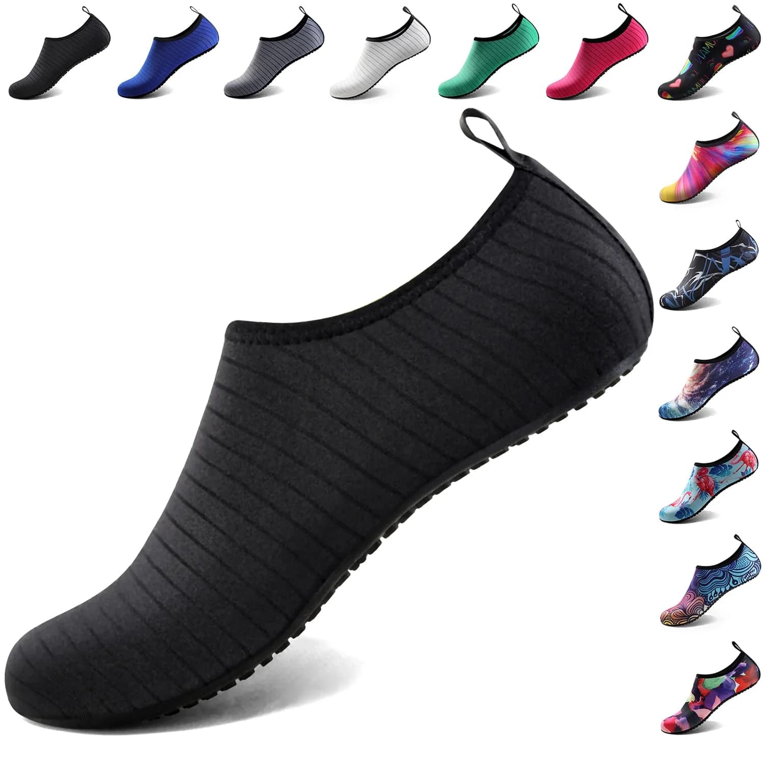 ATHMILE Water Shoes for Women & Men, Quick-Dry Aqua Socks with Non-Slip Sole | Size 3-4 Women/2-3 Men - main product image