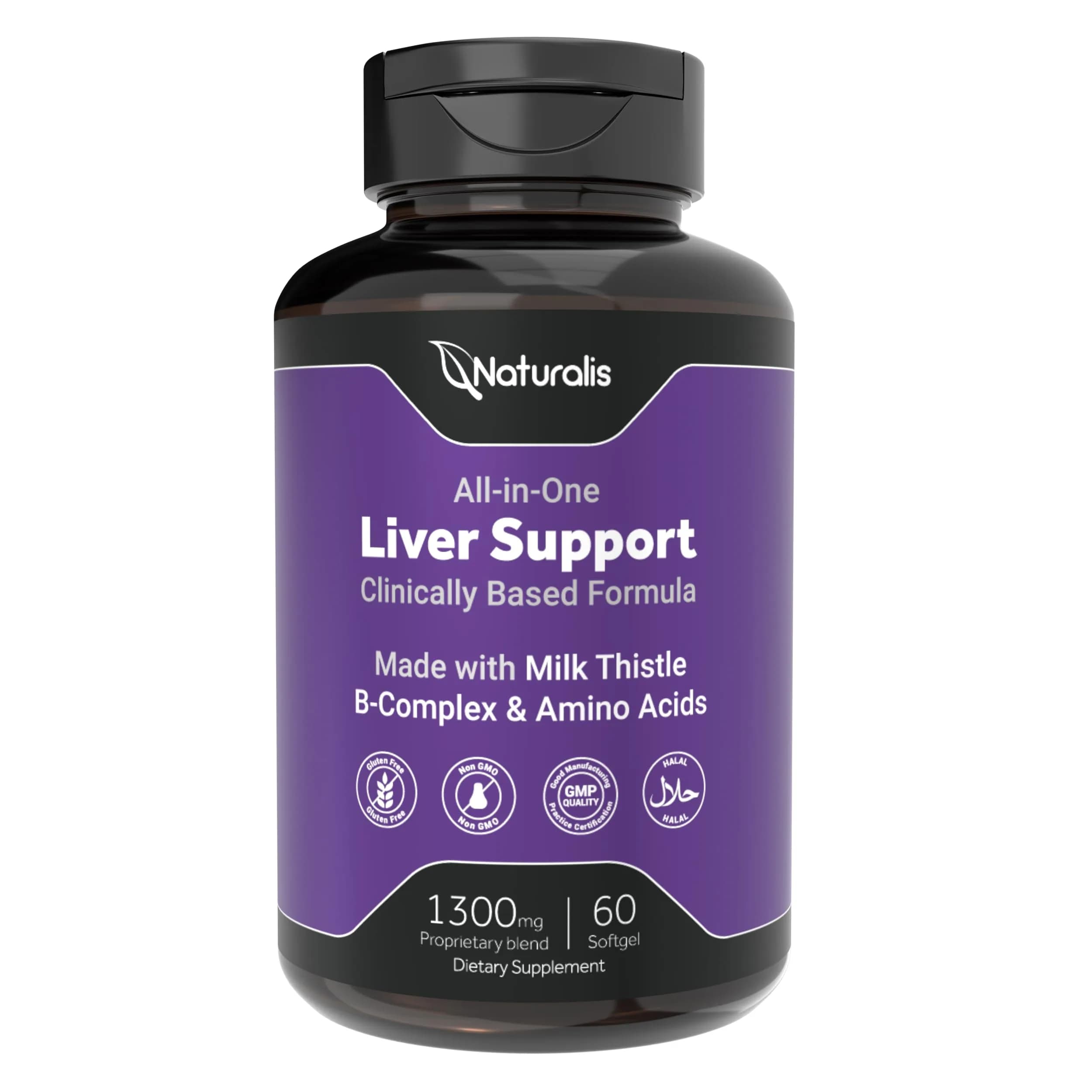 Naturalis Milk Thistle Liver Support 60 Softgels | Liver Support & Detox* - main product image