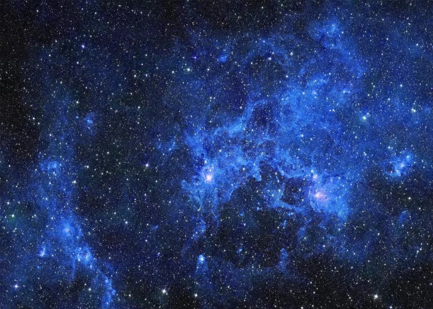 BELECO 7x5ft Fabric Galaxy Stars Backdrop Starry Night Sky | Space Theme Photography Background - main product image