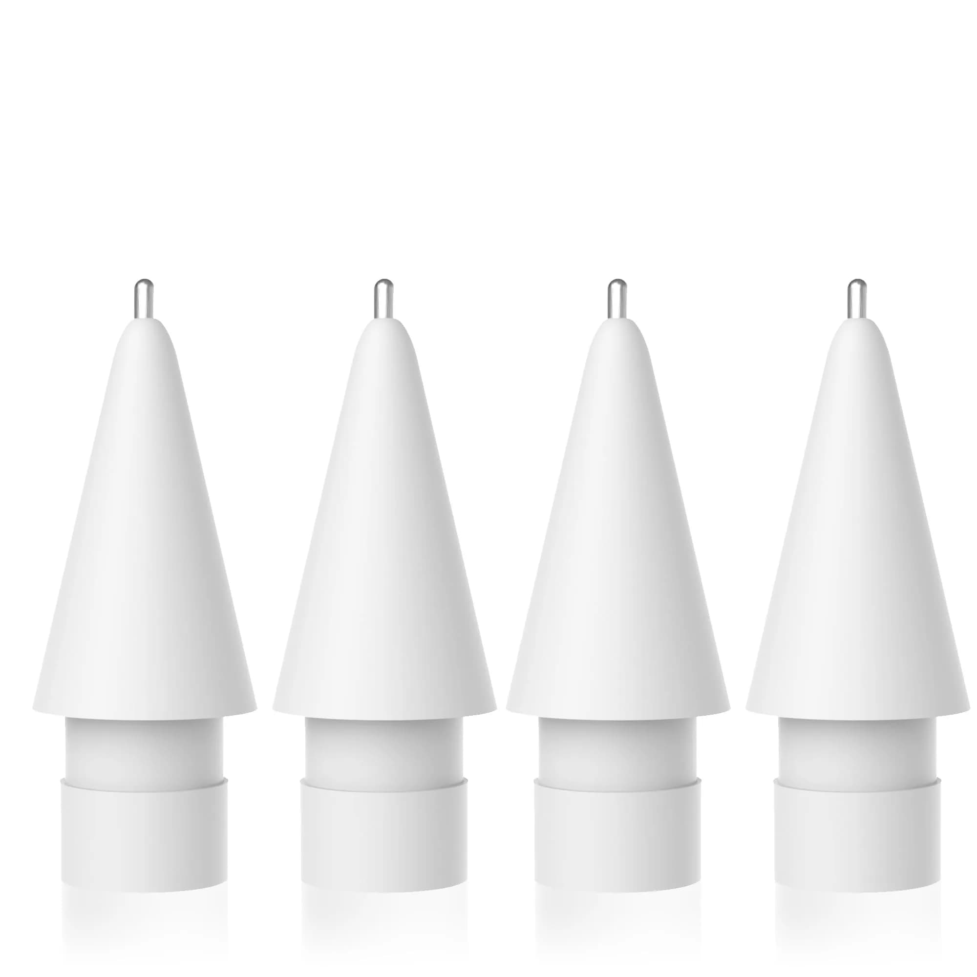 Paiholy White 4 Pack Pencil Tips for Apple Pencil | Precise Control Replacement Nibs (0.8mm) - main product image