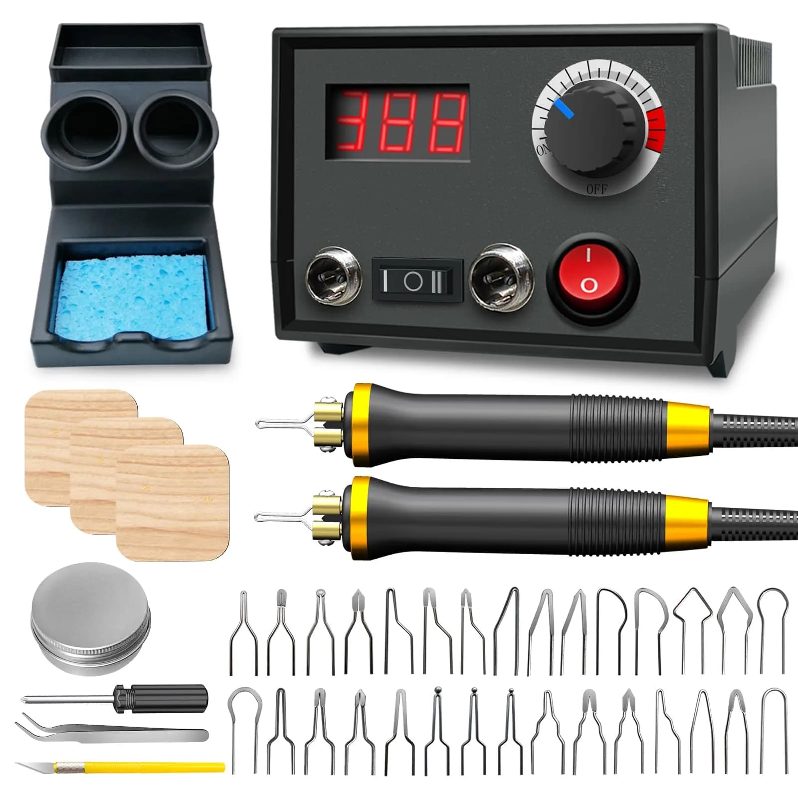FIRElood LH30 Wood Burning Kit | Digital Temp Control for Adults & Beginners - main product image