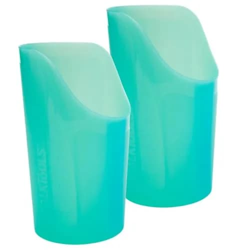 TalkTools Cut-Out Cups for Special Needs - 1.5 Oz Pink (2-Pack) | Motor and Coordination Support for Elderly