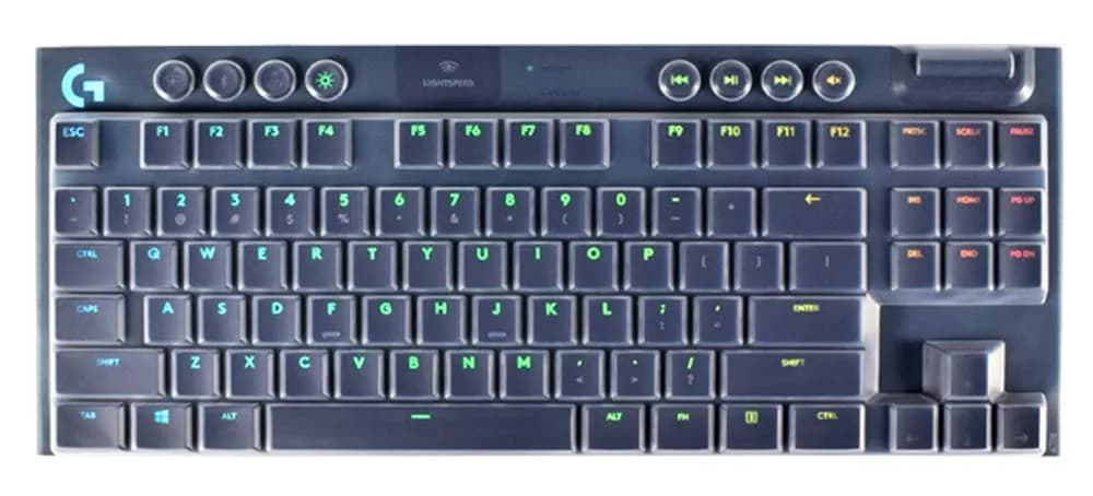 UHamn Dust-Proof Silicone Keyboard Skin Cover for Logitech G915 TKL | Ultra Thin, Waterproof, Dustproof, Washable