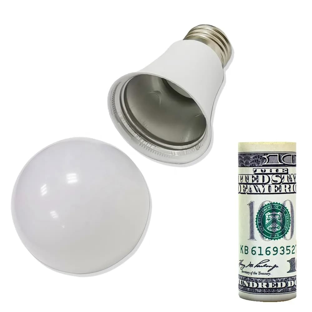 Secret Stash Lightbulb Diversion Safe | Realistic Hiding Box for Money, Jewelry & Small Items - main product image