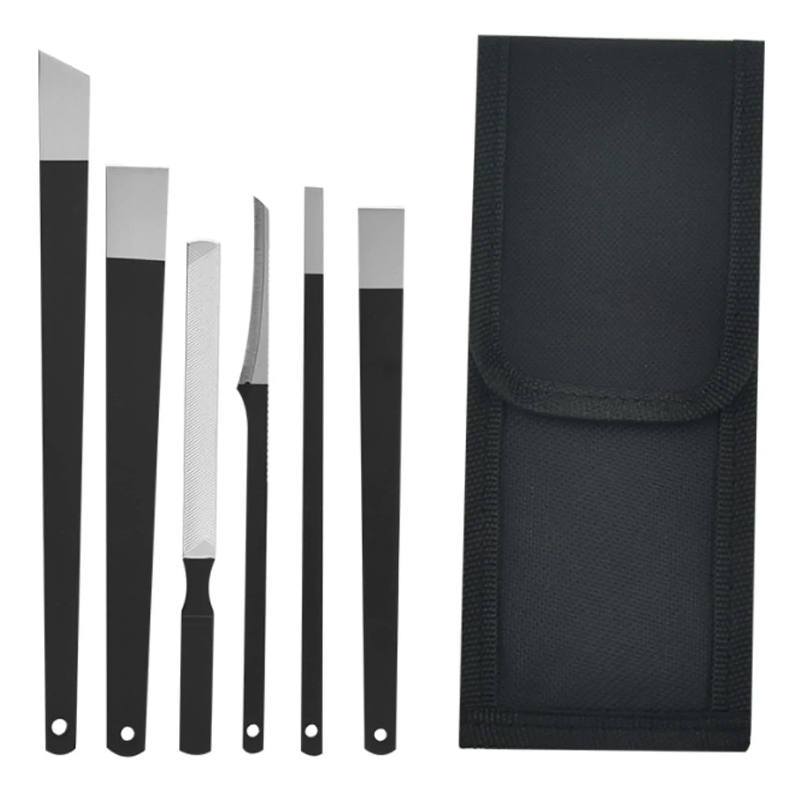Woerma Pedicure Knife Set, 6 Pcs Stainless Steel Foot Care Tools with Storage Bag | Durable, Portable & Sharp Blade (7 inch) - main product image