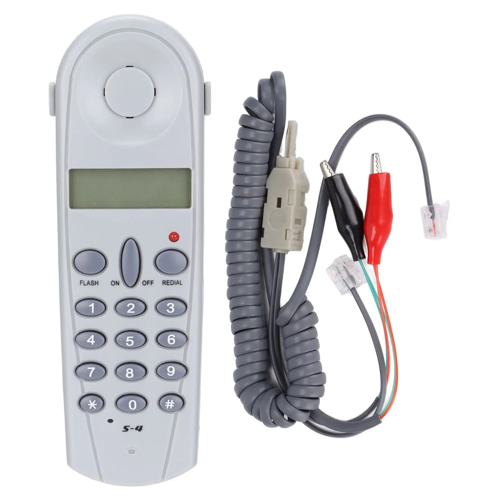 Acogedor Telephone Butt Test Tester S-4 | Phone Line Detection & Replay, Real Time Date & Time Display - main product image