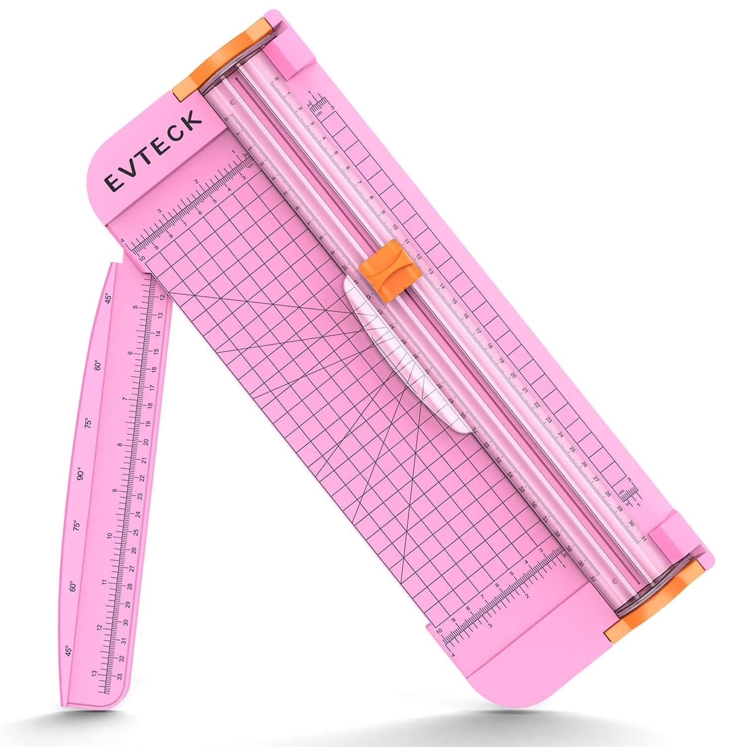 Evteck A4 Paper Cutter Slider Trimmer Pink 38.7cm (15.2in) | Cuts Smooth, Sharp Lines - main product image