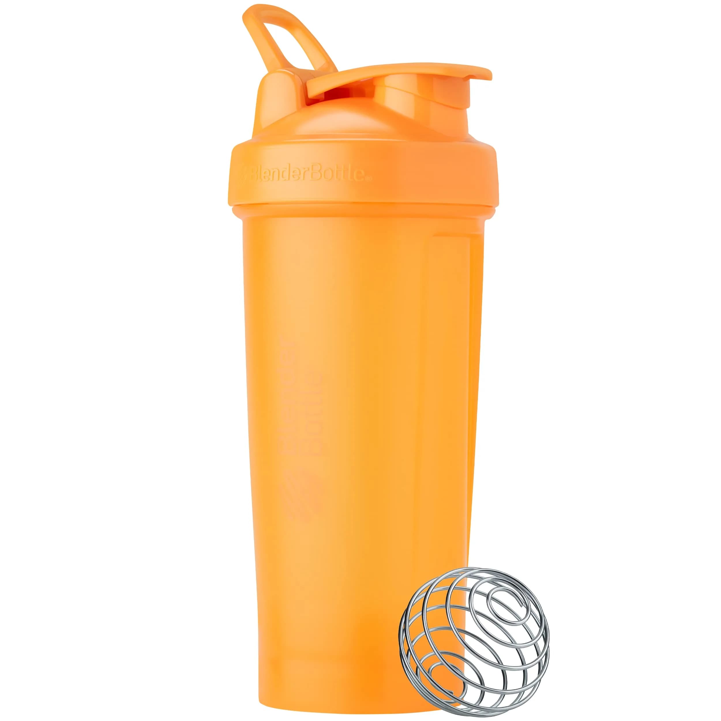 BlenderBottle Classic V2 Shaker Bottle 28-Ounce Mango | Patented Mixing System for Protein Shakes & Smoothies - main product image