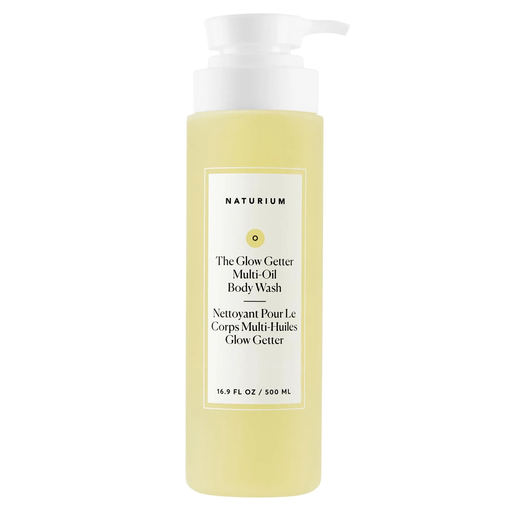 Naturium The Glow Getter Multi-Oil Body Wash 499ml (16.9 Fl Oz) | Hydrates & Nourishes Skin - main product image
