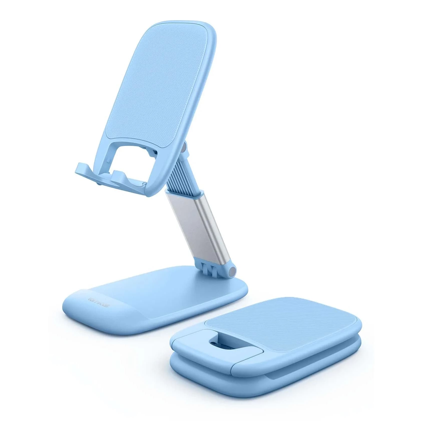 Lamicall Blue Cell Phone Stand for 4-8'' Smartphone | Adjustable Height & Angle Desk Accessory - main product image