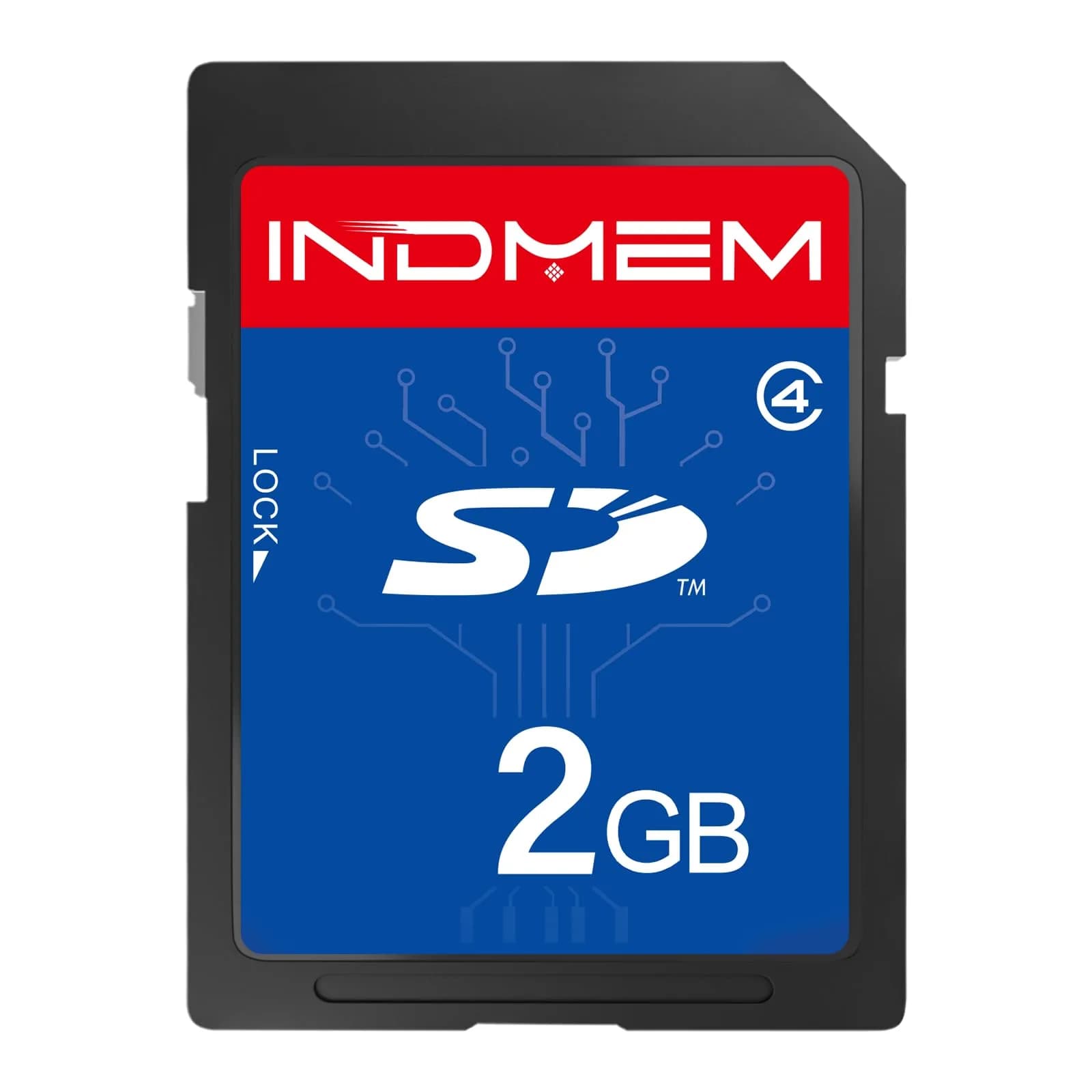 INDMEM 2GB SD Card Class 4 | SLC Speed, Made in Japan - main product image