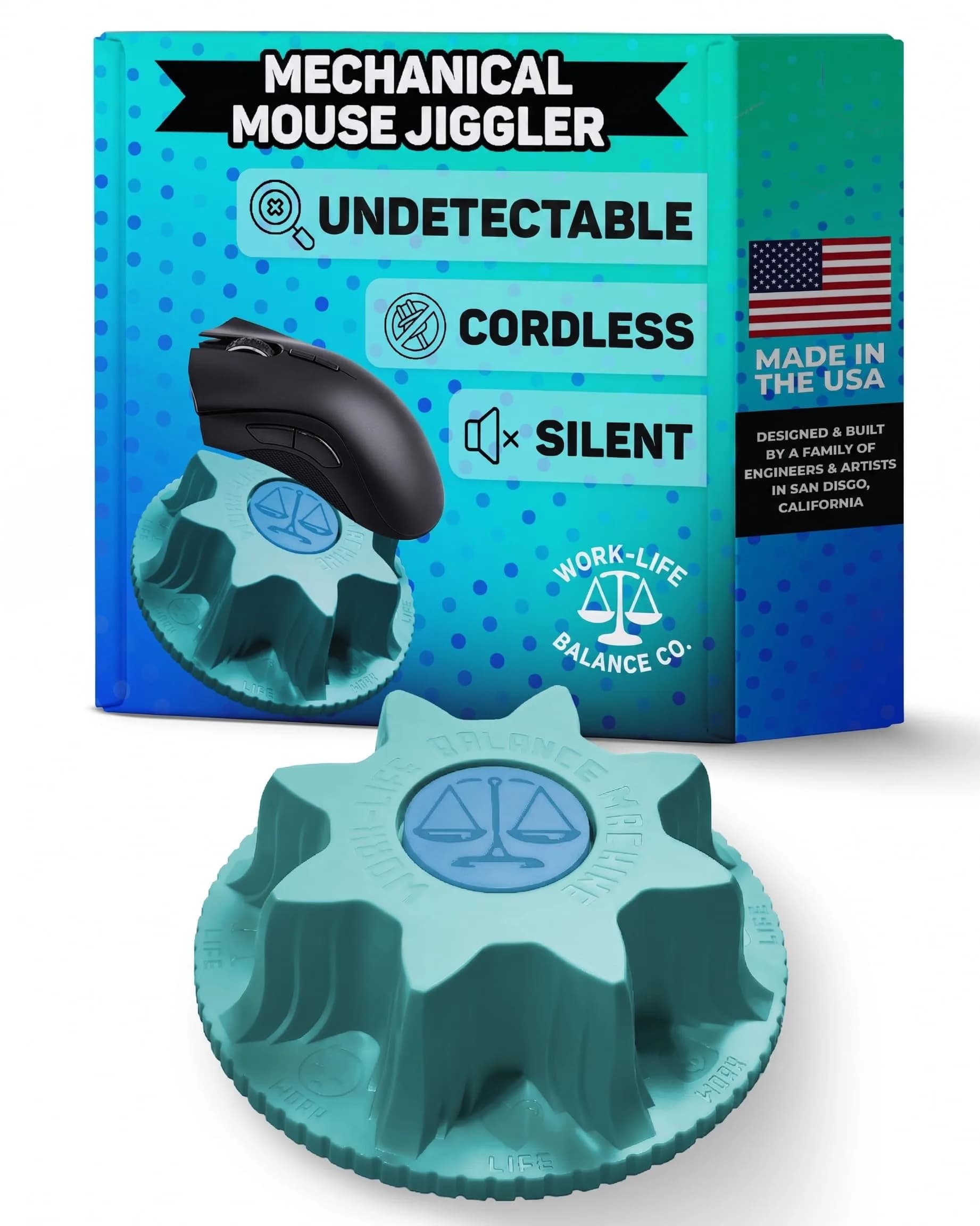 Work-Life Balance Corporation Mechanical Mouse Jiggler | Keeps PC Awake - main product image