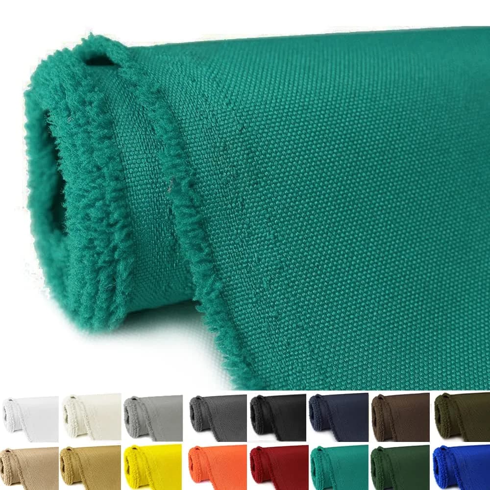 GeeComfy Waterproof Upholstery Fabric 600D Oxford Teal | Heavy-Duty Outdoor & Indoor Use