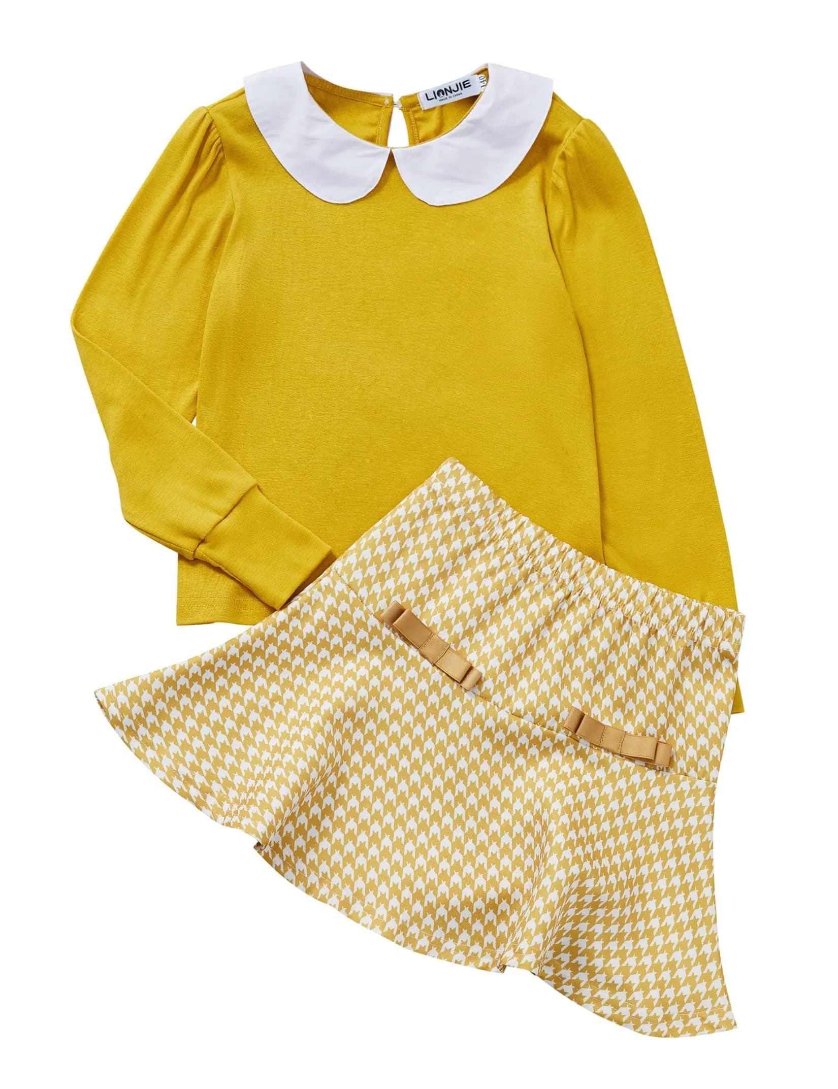 LIONJIE Toddler Girl Outfits Fall Winter Clothes Set | Festive Holiday Style (70-120 chars) - main product image