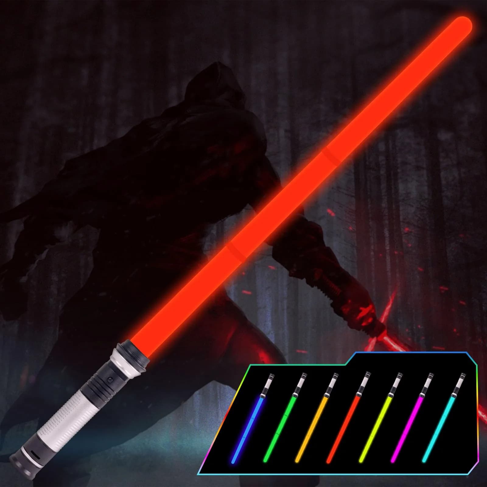 OSDUE Light Up Saber with Sound 7 Colors | Retractable Kids Toy 80cm - main product image