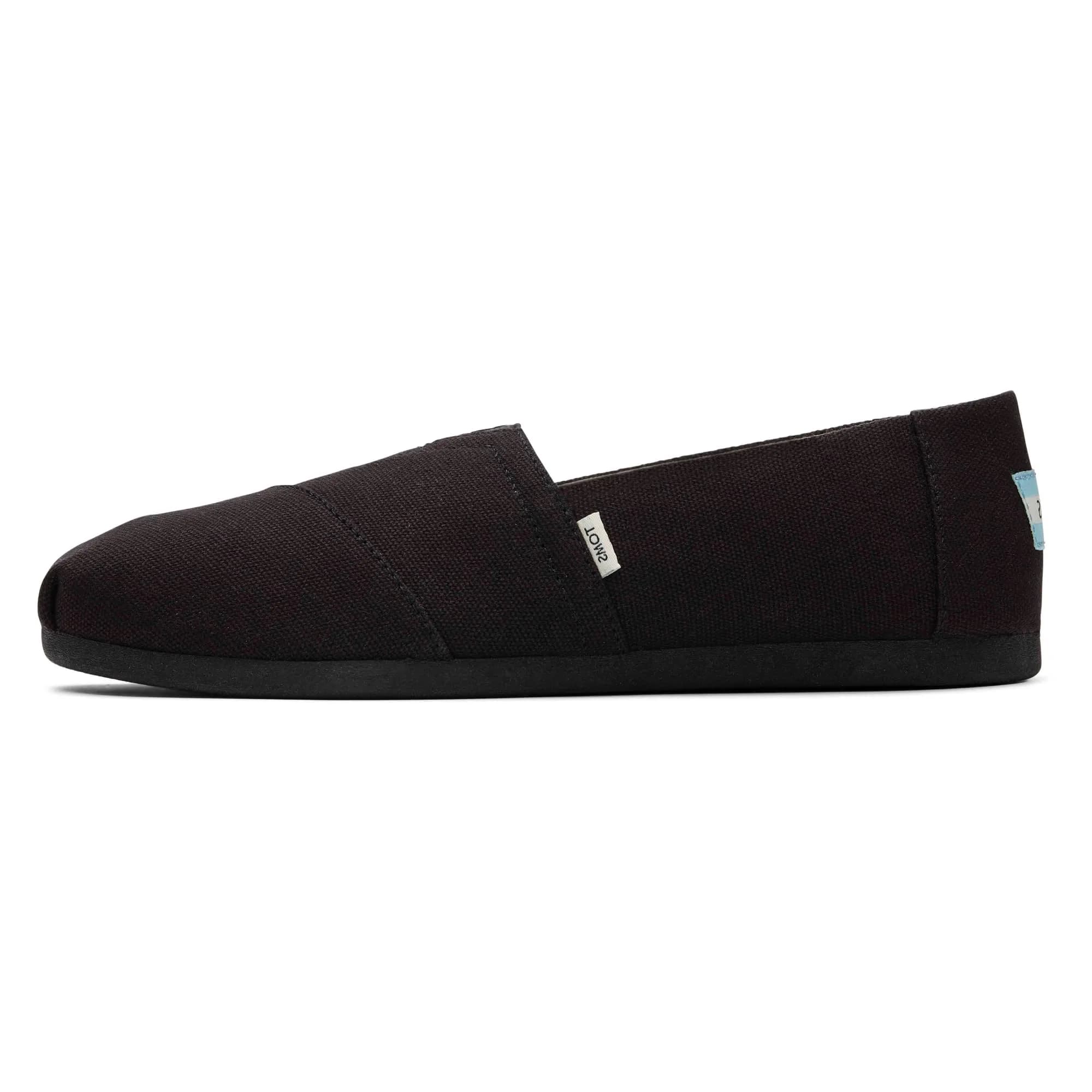 TOMS Women's Alpargata Wide Espadrille Flat 7 | Eco-Friendly Recycled Cotton Canvas