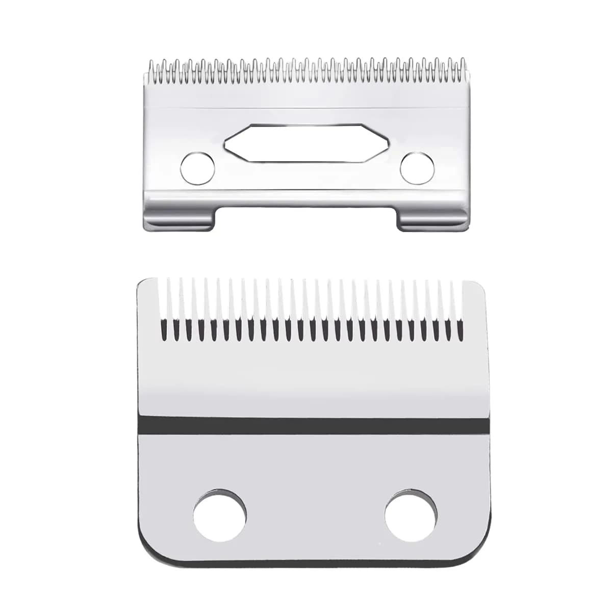 VRMETA Silver Hair Clipper Blades for Wahl 5-Star Senior & Magic Clip | Precision Stainless Steel Replacement (70-120c) - main product image