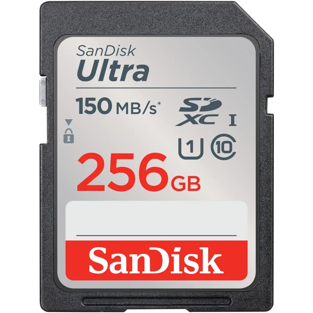SanDisk 256GB Ultra SDXC UHS-I Memory Card 256GB (8.47 Fl Oz) | Fast Read Speeds Up to 150MB/s - main product image