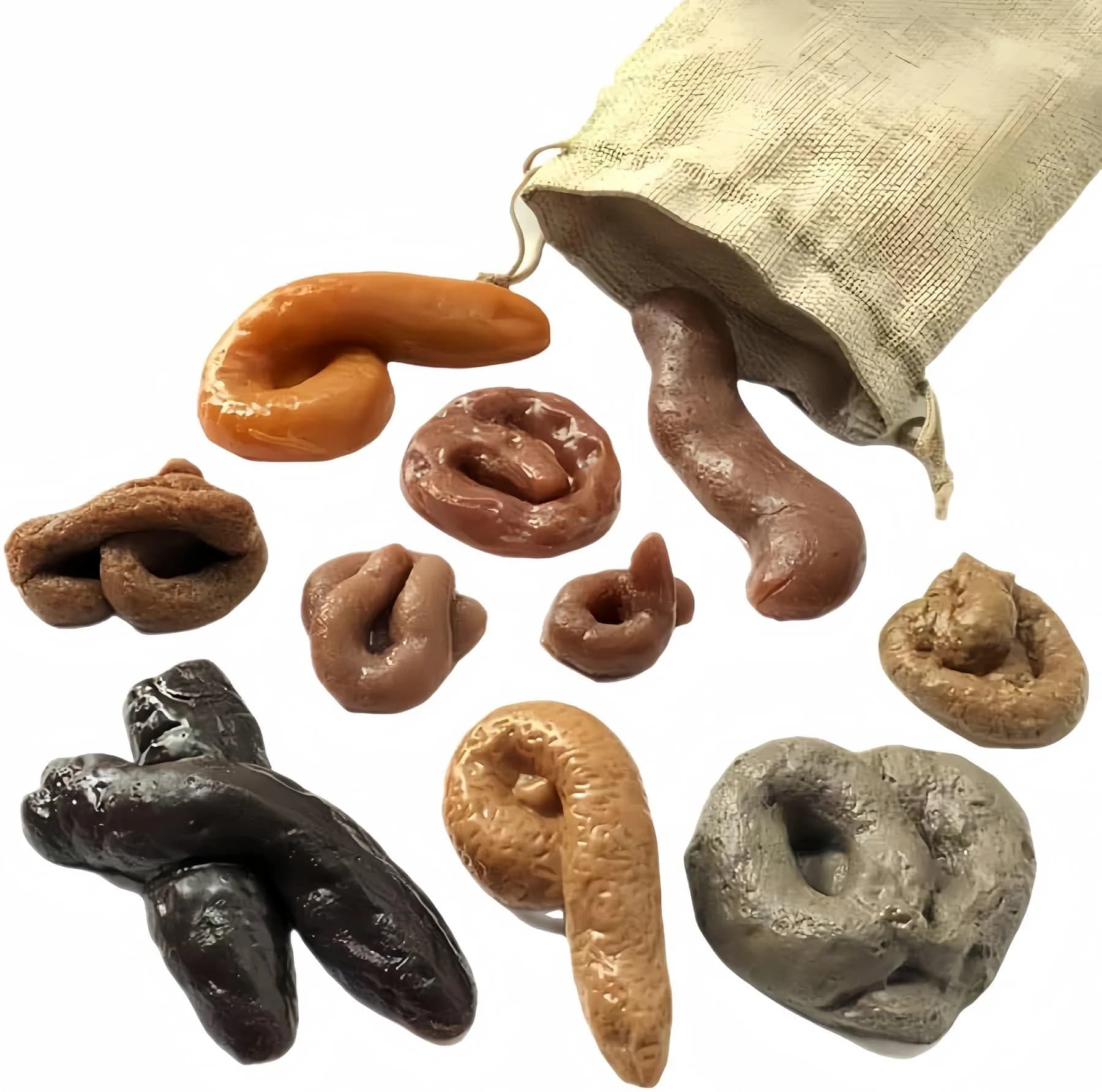 Aebor Fake Poo Set of 10 | Realistic Prank Toys for Halloween & April Fools' Day - main product image