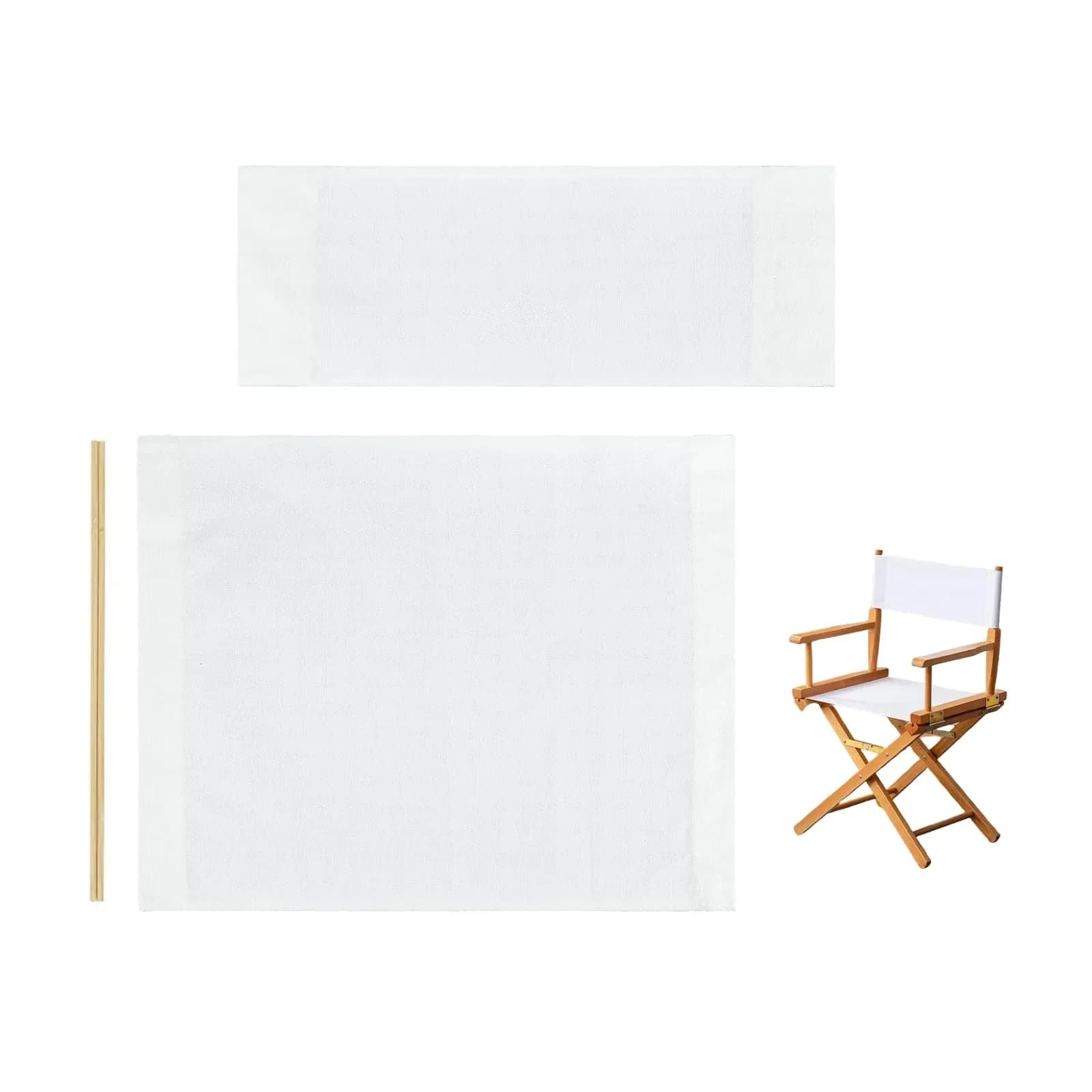 Khakho Director Chair Canvas Replacement Seat & Back Set | 54x41cm (21.3x16.1") Seat, 53x20cm (20.9x7.9") Back - main product image