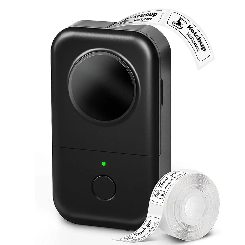 Phomemo D30 Portable Thermal Label Printer Machine + 1 Label Tape | 220V Compatible - main product image