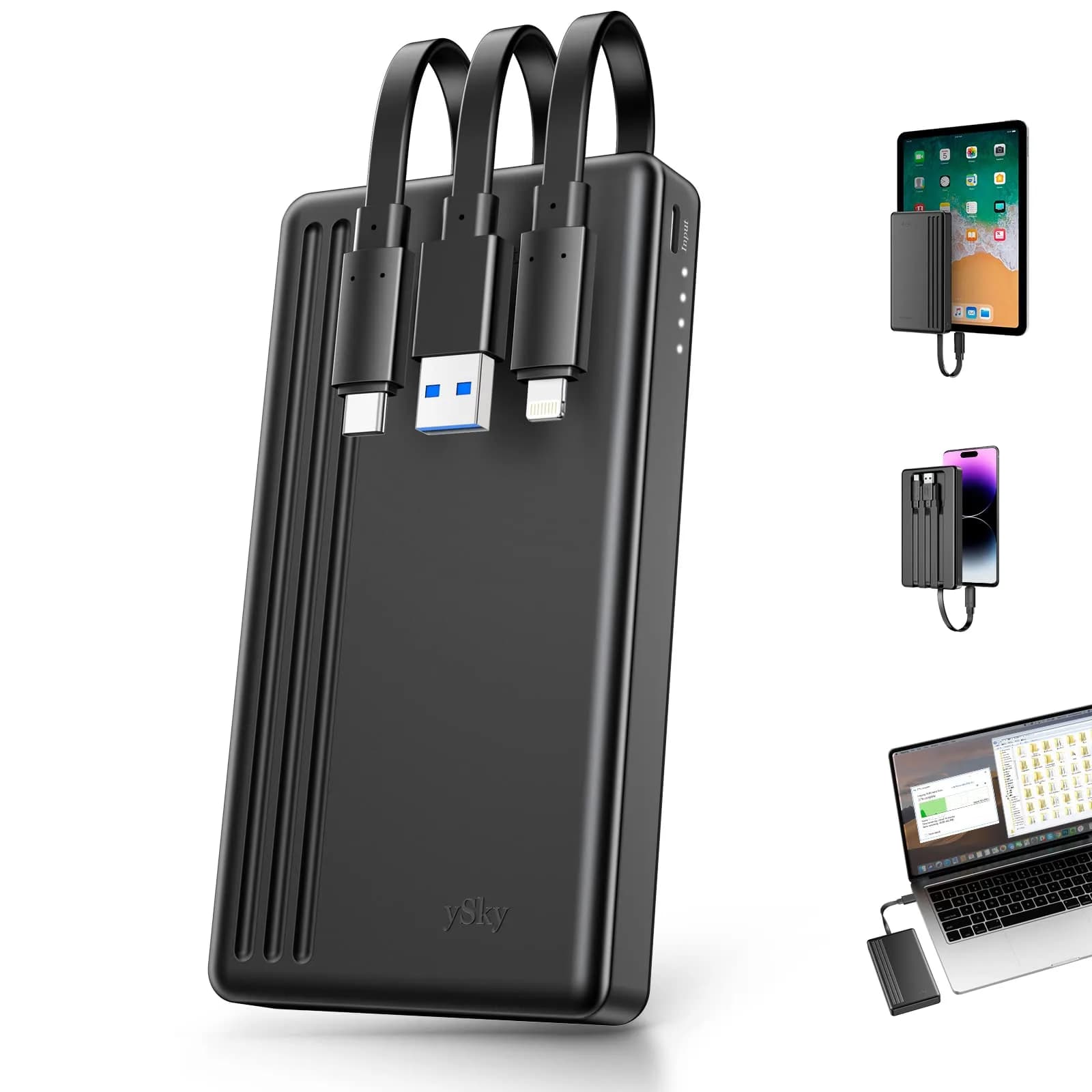 ySky MFi Certified 1TB Portable External Hard Drive | Backup Photos & Videos - main product image