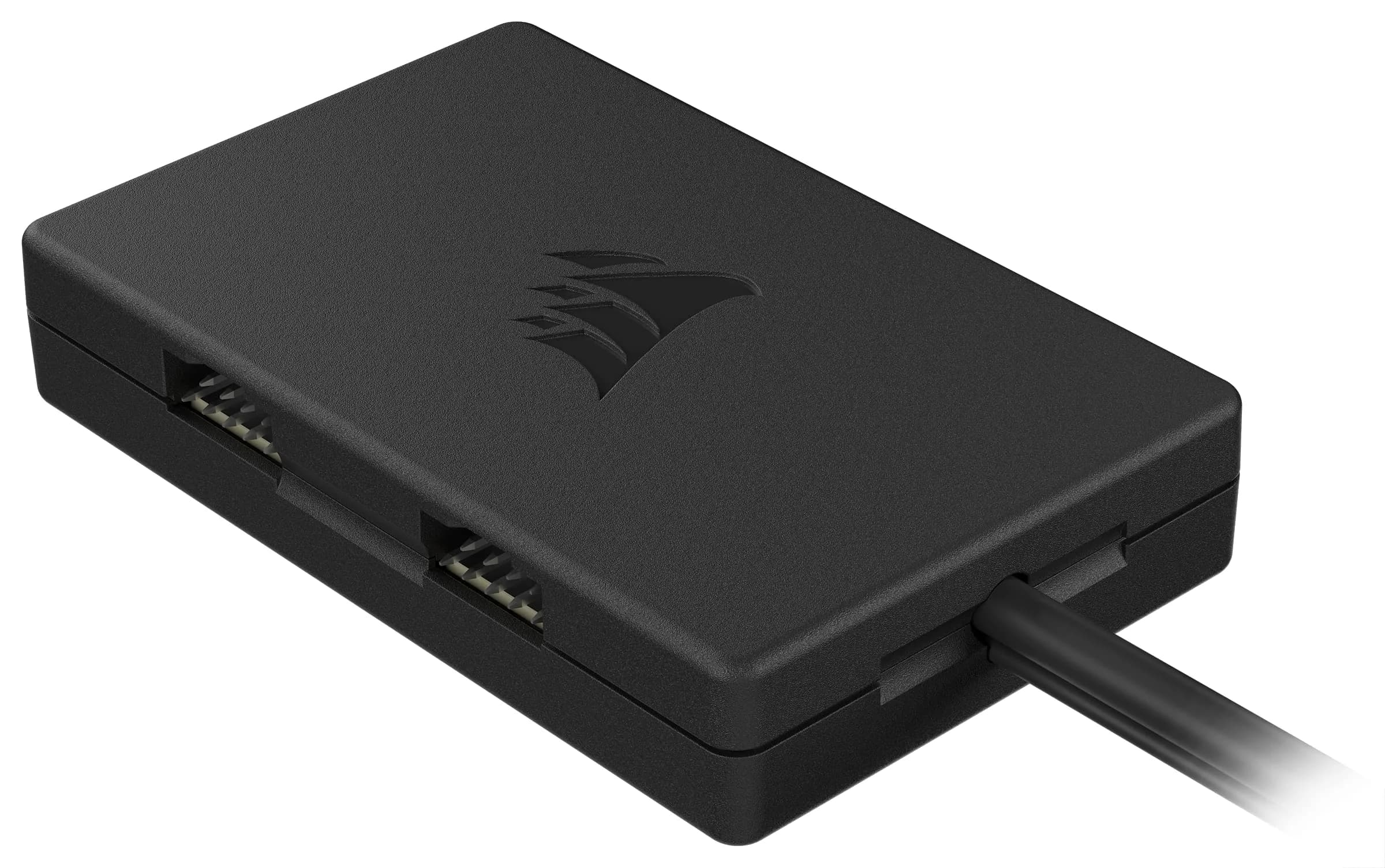 Corsair Internal 4-Port USB 2.0 Hub - 4X 9-Pin USB 2.0 Ports - Easy Magnetic Installation - Compatible with Most Intel® and AMD® Motherboards - Black