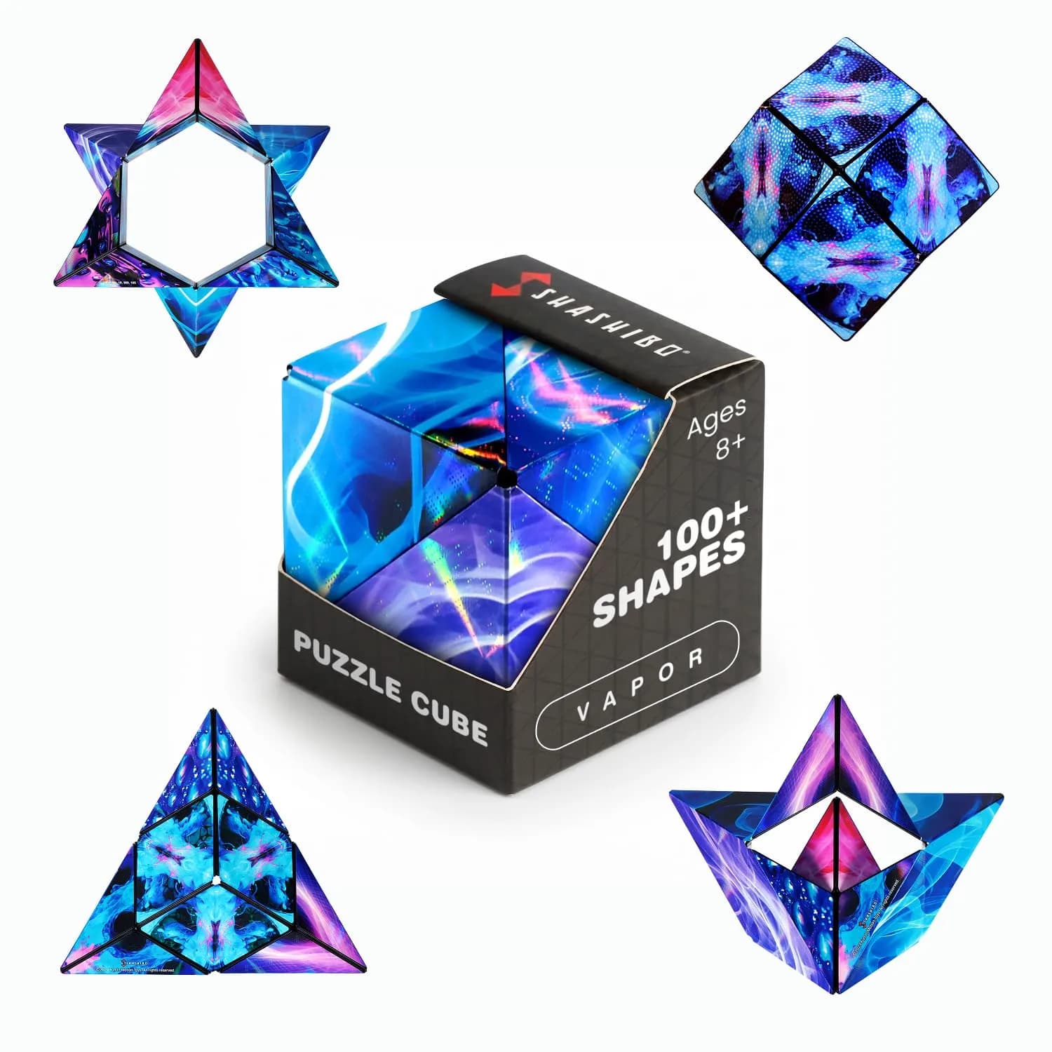 Shashibo DODECA Magnetic Puzzle Cube 5.8cm (2.3 inches) | STEM/STEAM Educational Toy for Focus & Stress Relief - main product image