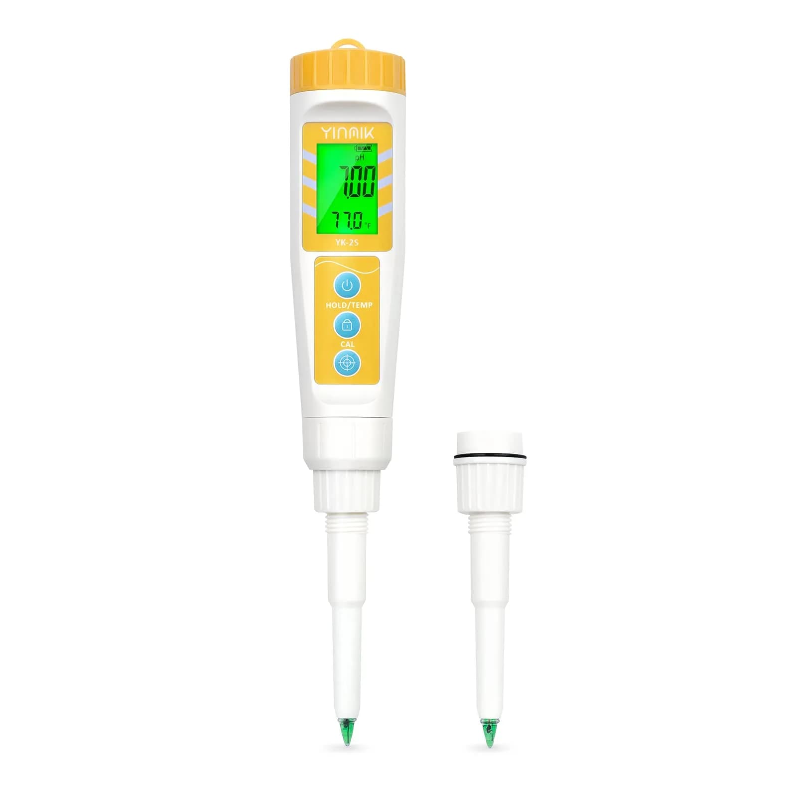 YINMIK Digital pH Meter with Extra Replaceable pH Probe Food pH Checker | Stable Readings for Water & Food - main product image